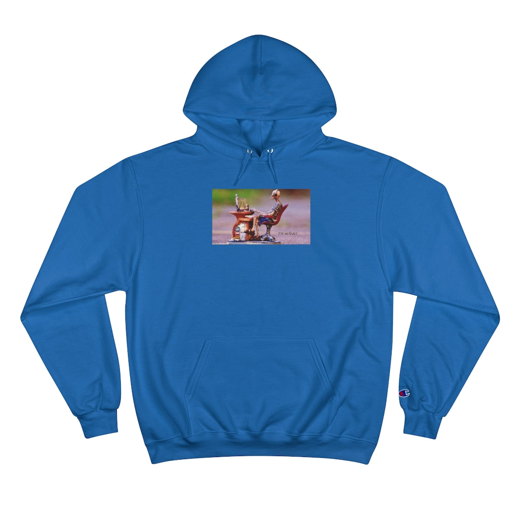 Merry Christmas Rudolf Champion Hoodie