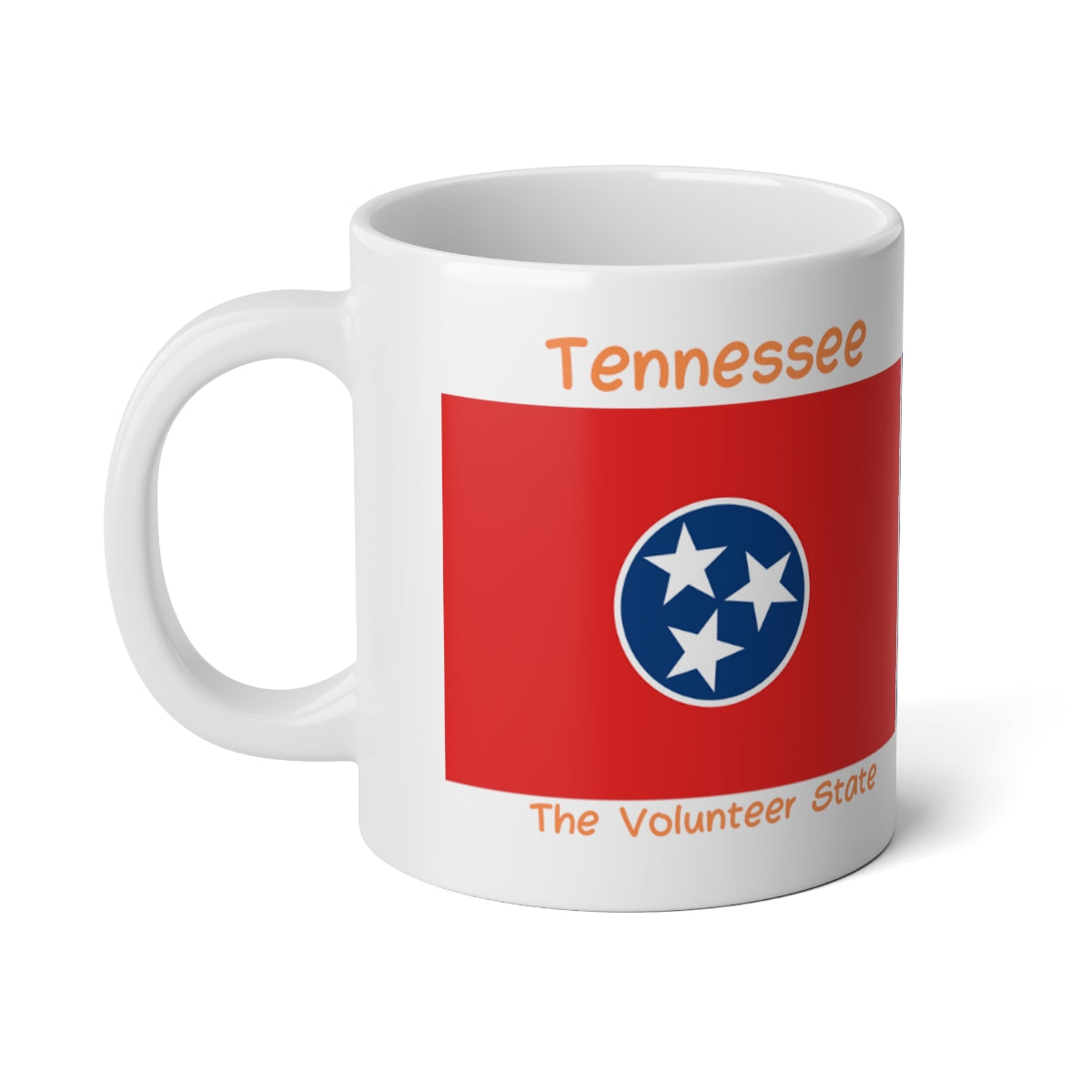 Tennessee State Flag Jumbo Mug, 20oz