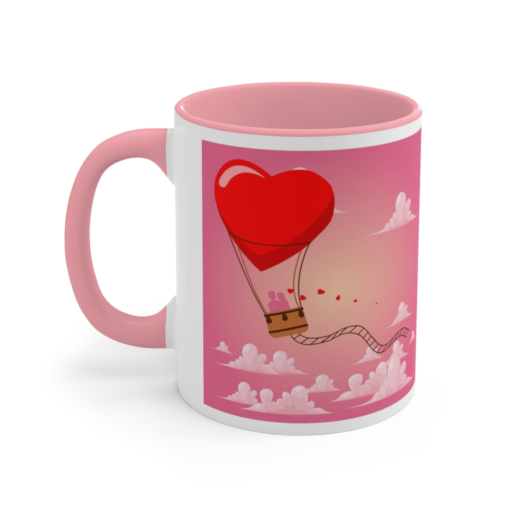 Happy Valentine's Day Accent Mug