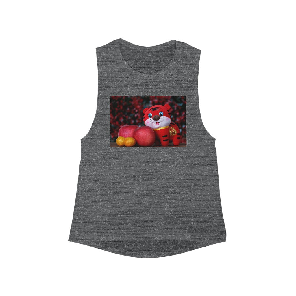 Tiger Women's Flowy Scoop Muscle Tank