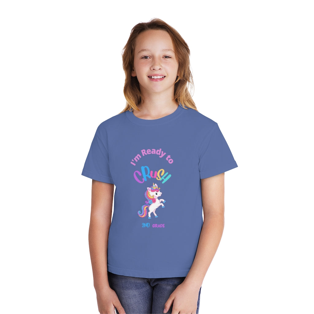 The I'm Ready to Crush 2nd Grade Youth Midweight Tee