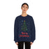 Merry Christmas Tree Unisex Heavy Blend™ Crewneck Sweatshirt