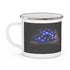 Old Glory Enamel Camping Mug