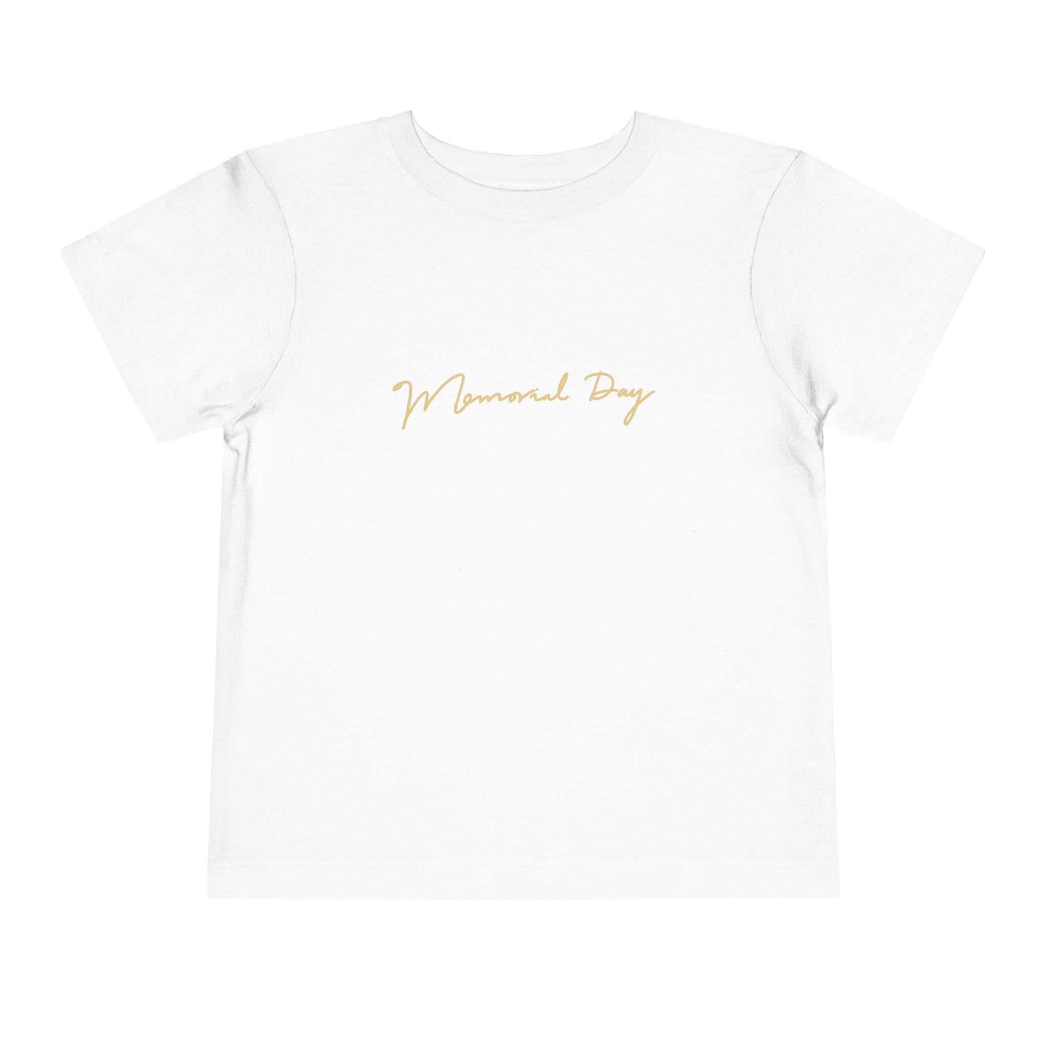 Memorial Day Toddler Short Sleeve Tee