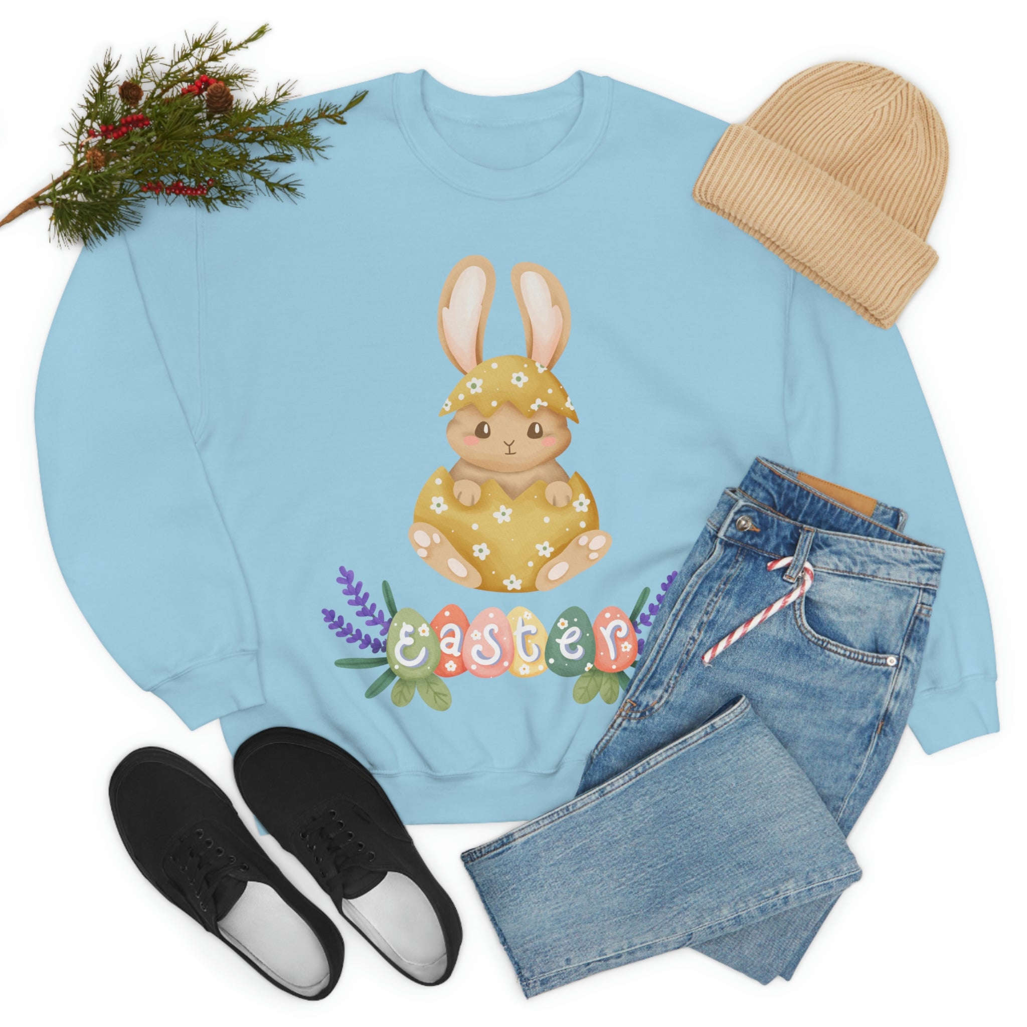 Easter Hunt Is On Unisex Heavy Blend™ Crewneck Sweatshirt