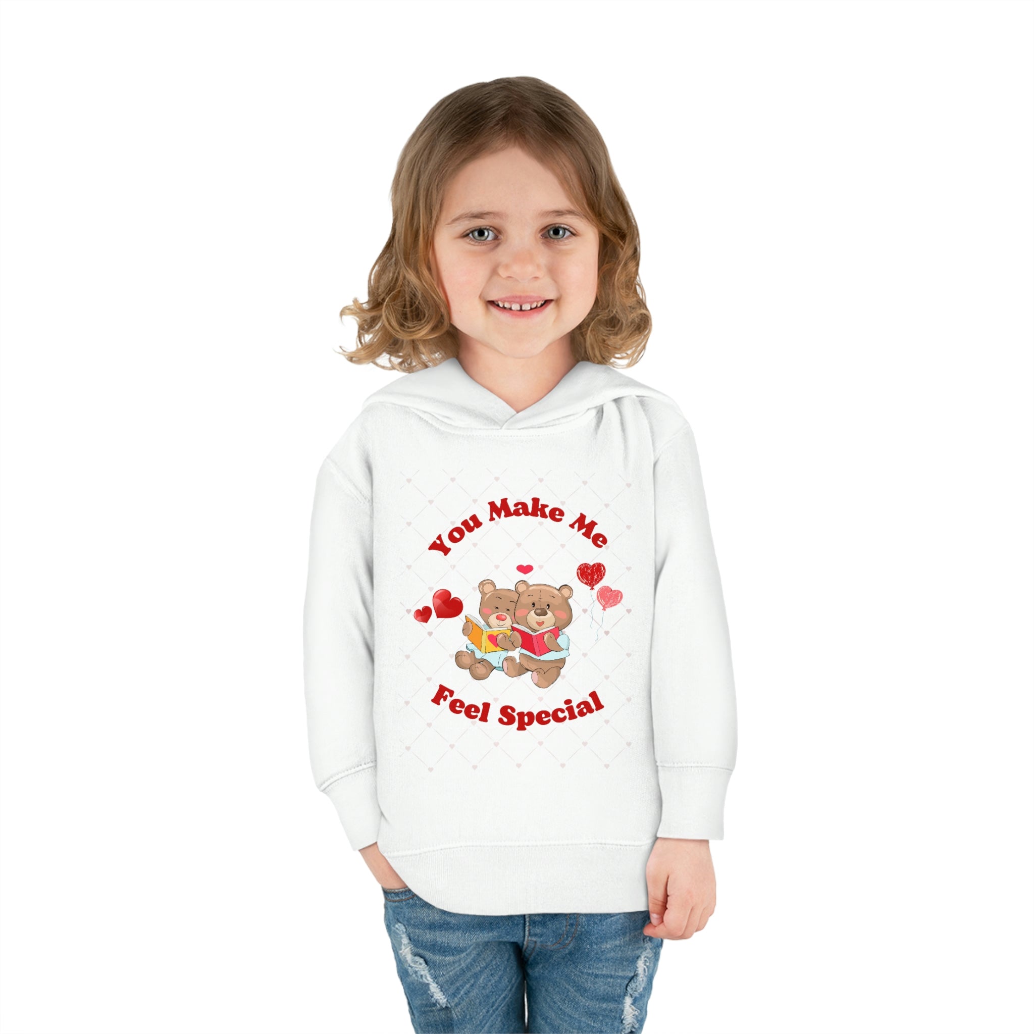 You Make Me Feel Special Toddler Pullover Fleece Hoodie