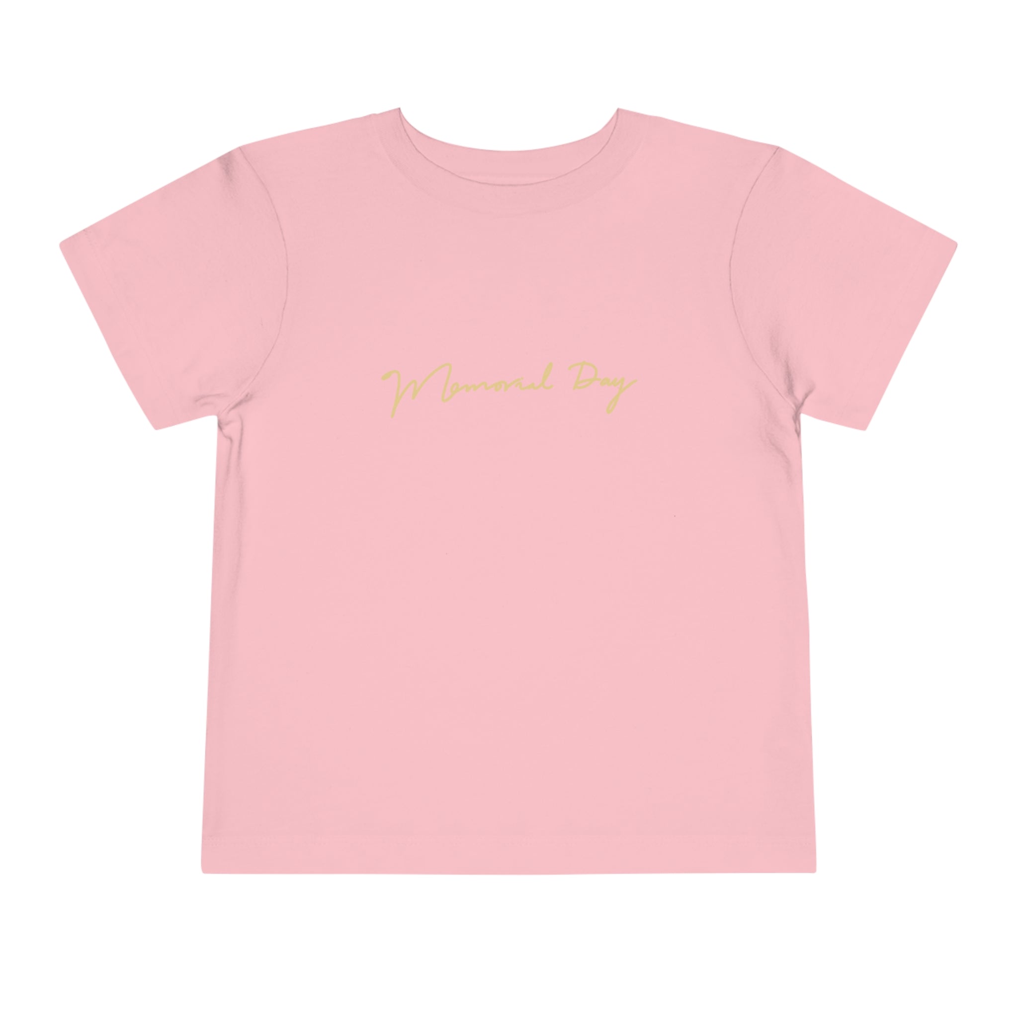 Memorial Day Toddler Short Sleeve Tee