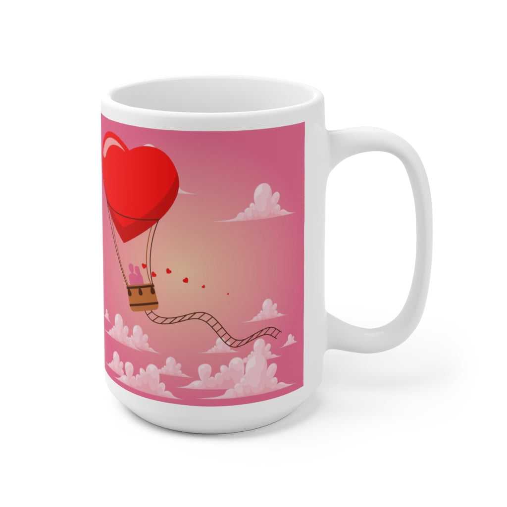 Happy Valentine  Sweetheart Ceramic Mug 15oz