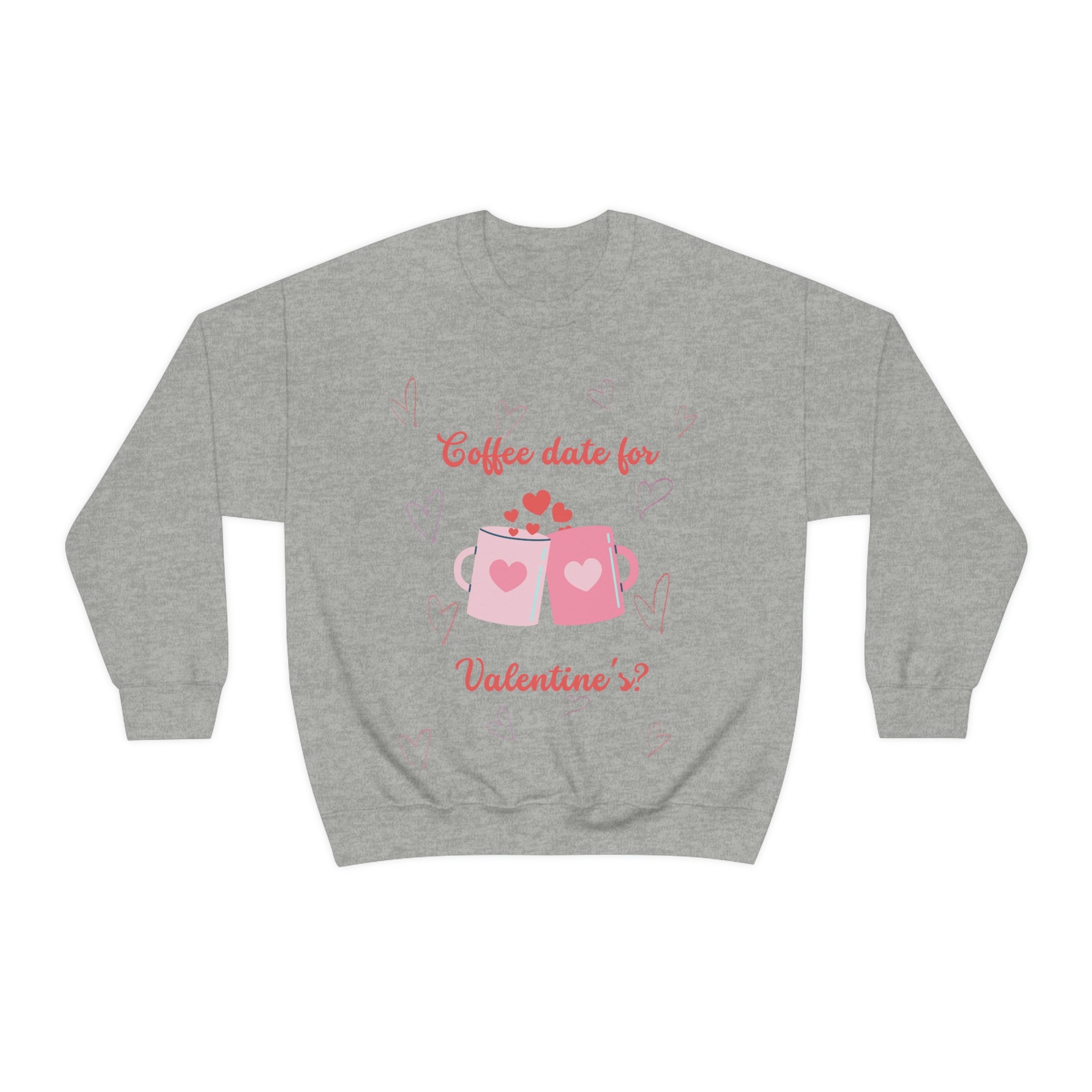 Coffee Date For Valentine's Unisex Heavy Blend™ Crewneck Sweatshirt