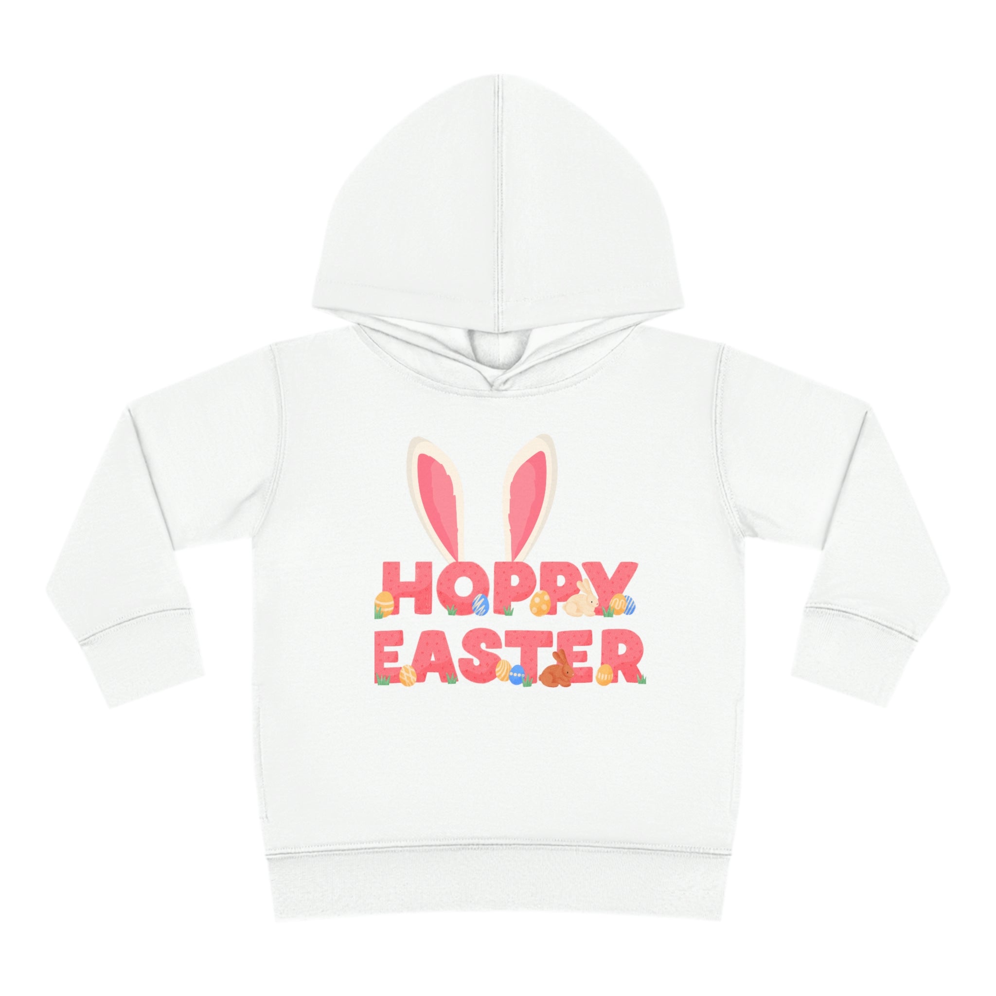 The Hoppy Easter Toddler Pullover Fleece Hoodie