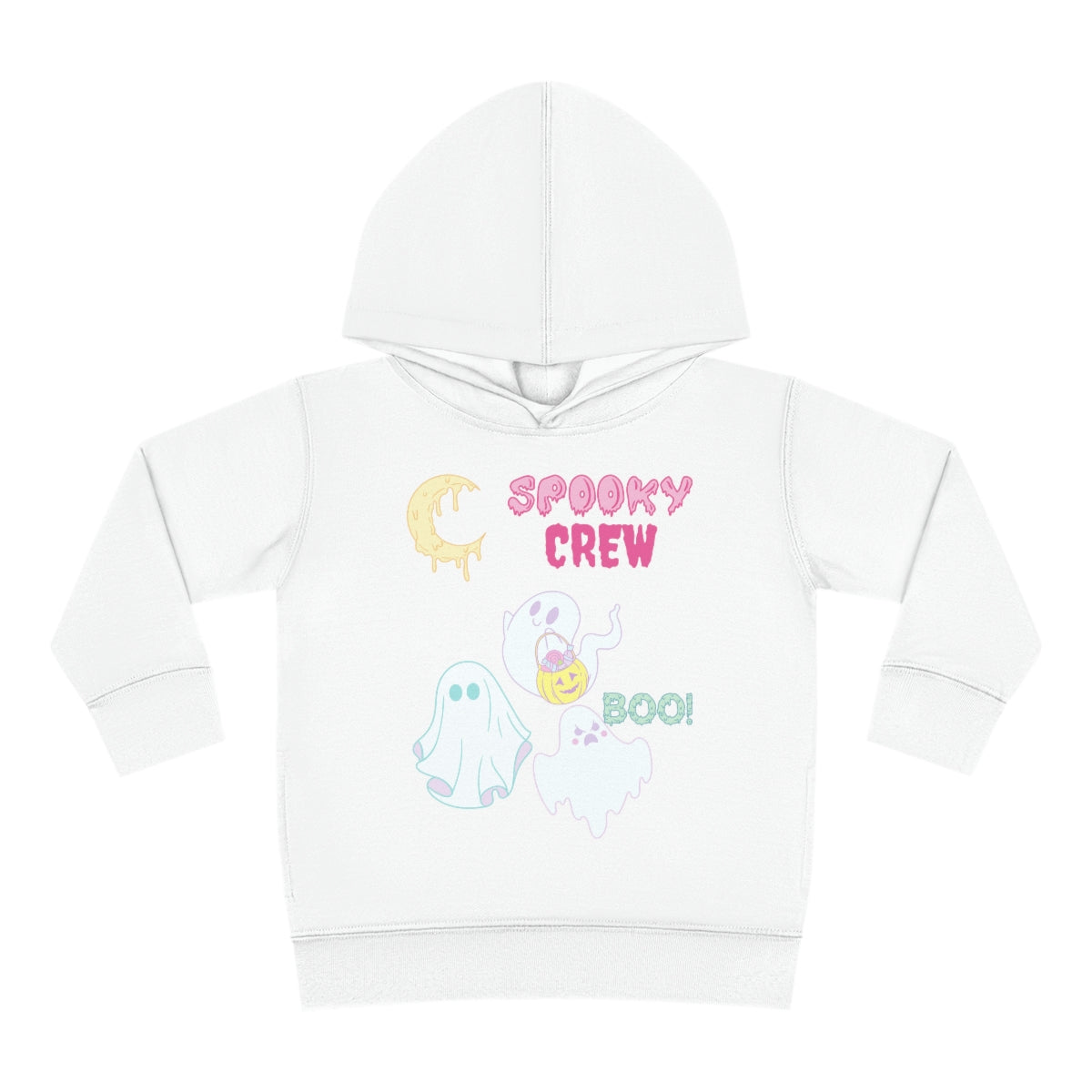 The Spooky Crew BOO Toddler Pullover Fleece Hoodie