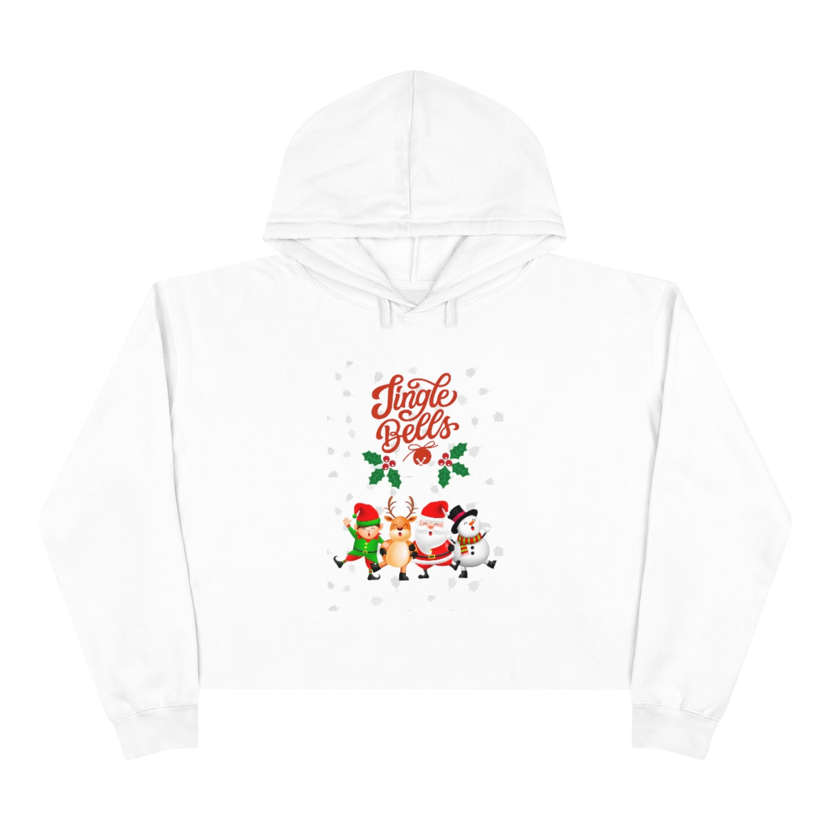 Jingle Bells Crop Hoodie