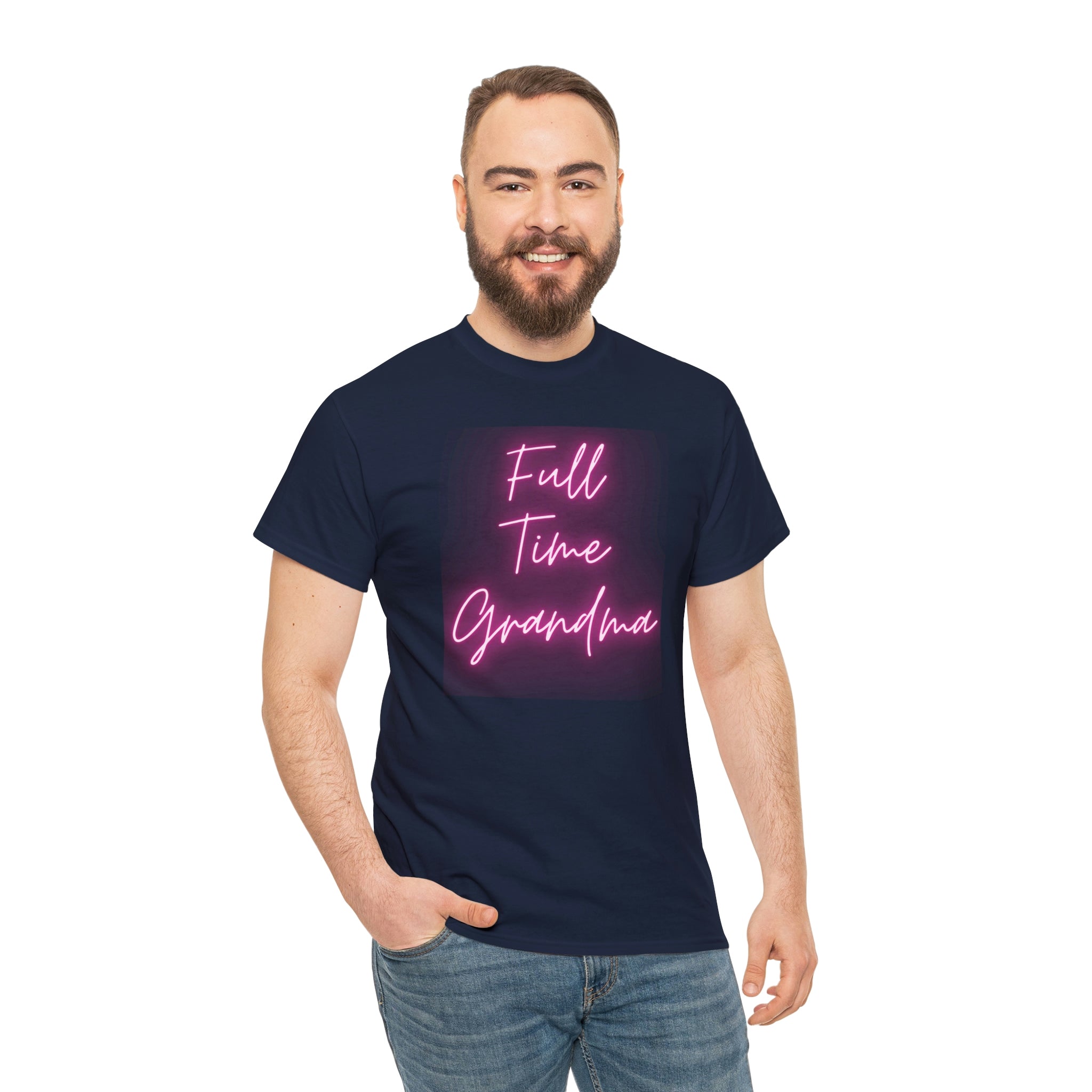 Full Time Grandma Unisex Heavy Cotton Tee