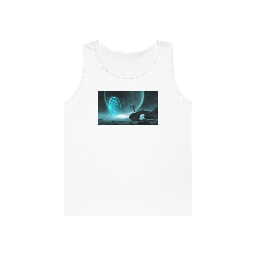 Mystical Moon Unisex Heavy Cotton Tank Top