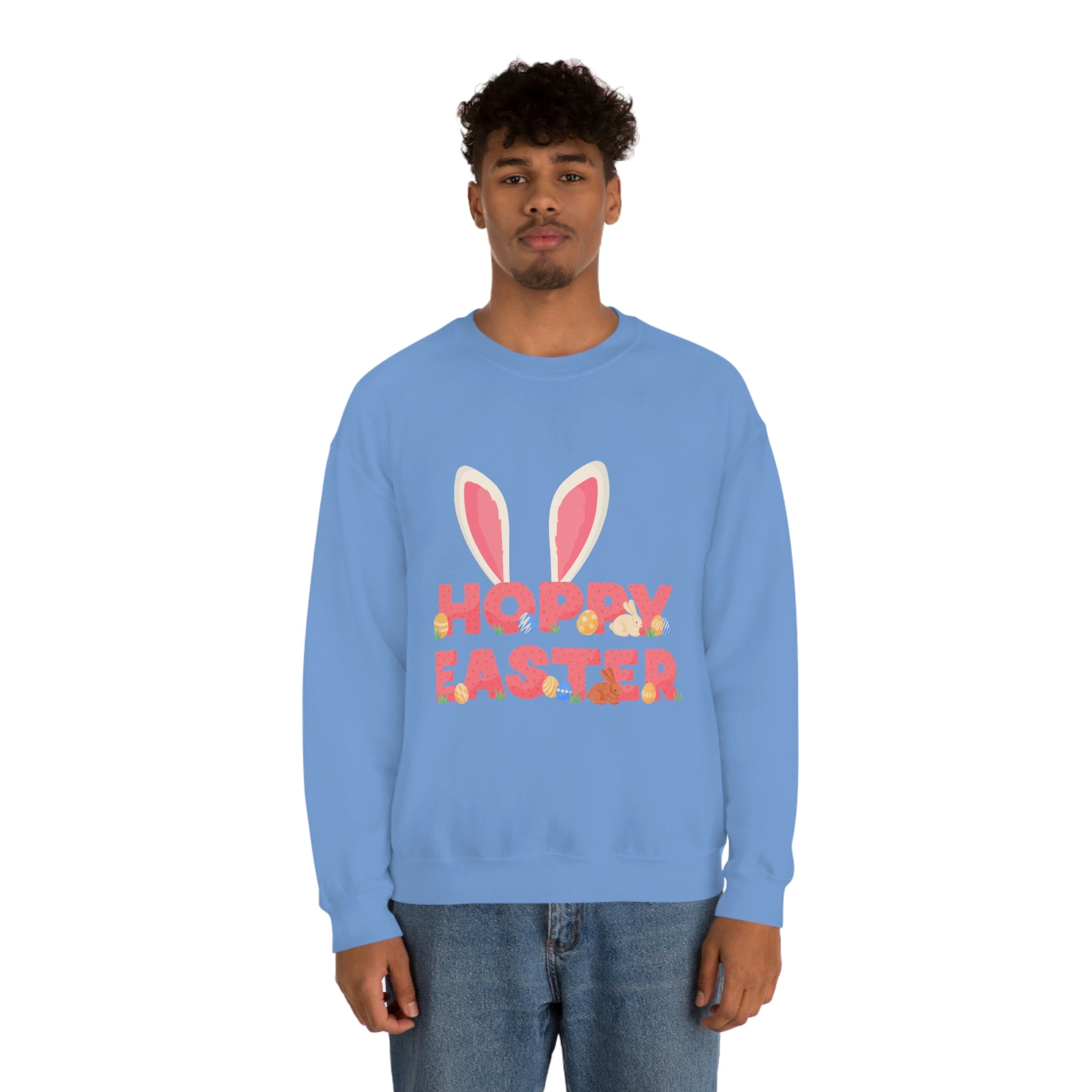 The Hoppy Easter Unisex Heavy Blend™ Crewneck Sweatshirt