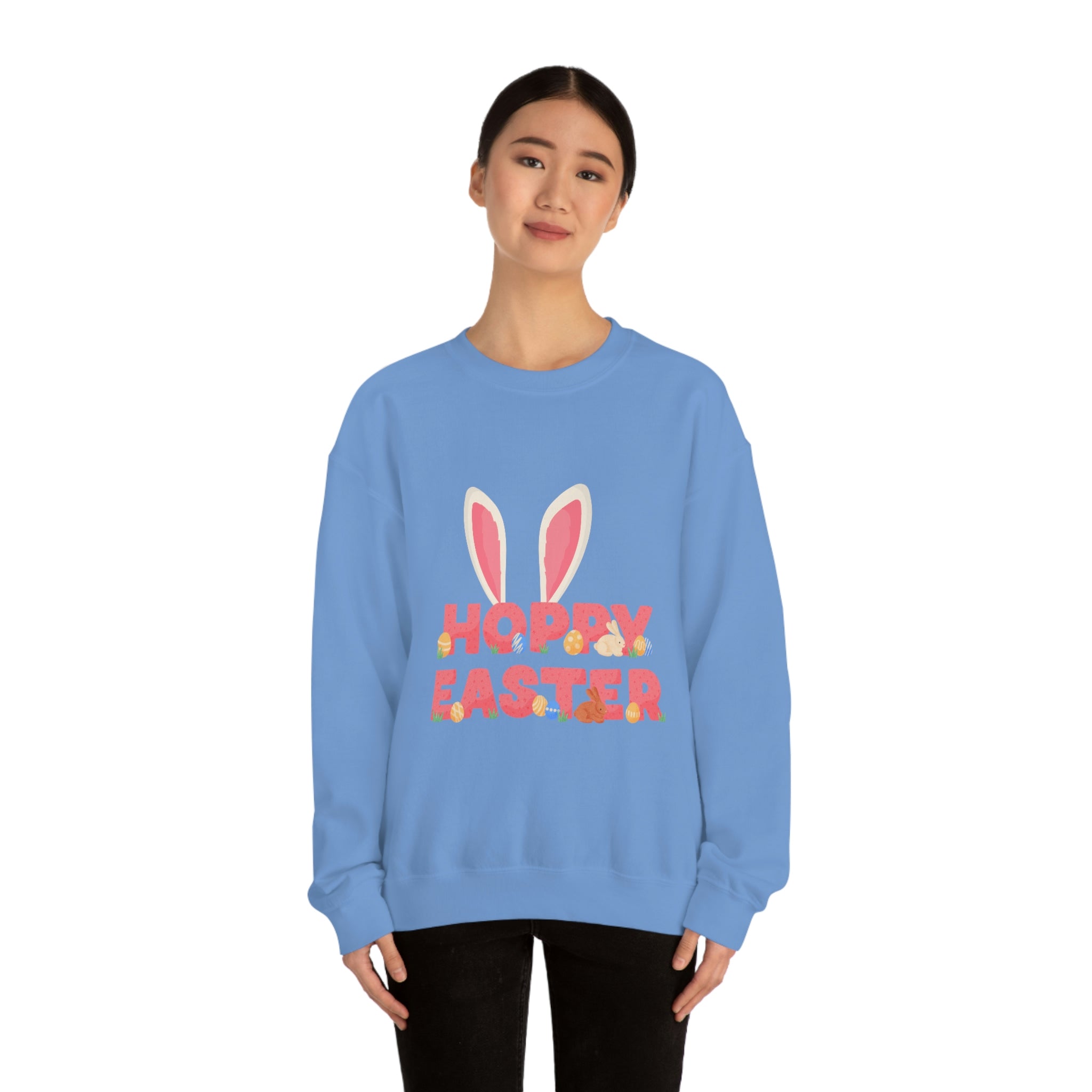 The Hoppy Easter Unisex Heavy Blend™ Crewneck Sweatshirt