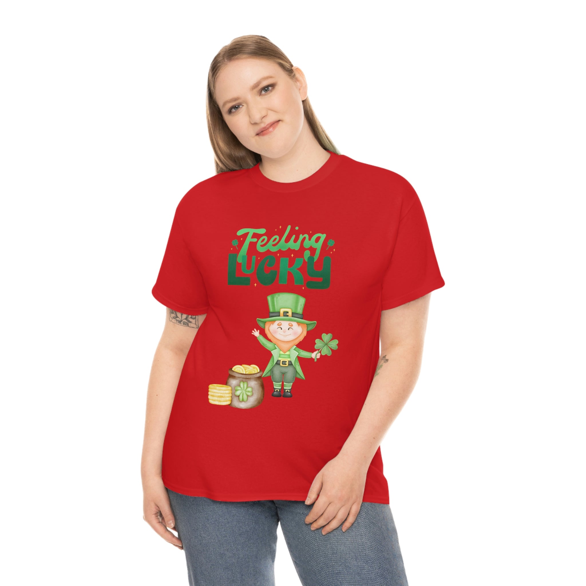 Feeling Lucky Unisex Heavy Cotton Tee