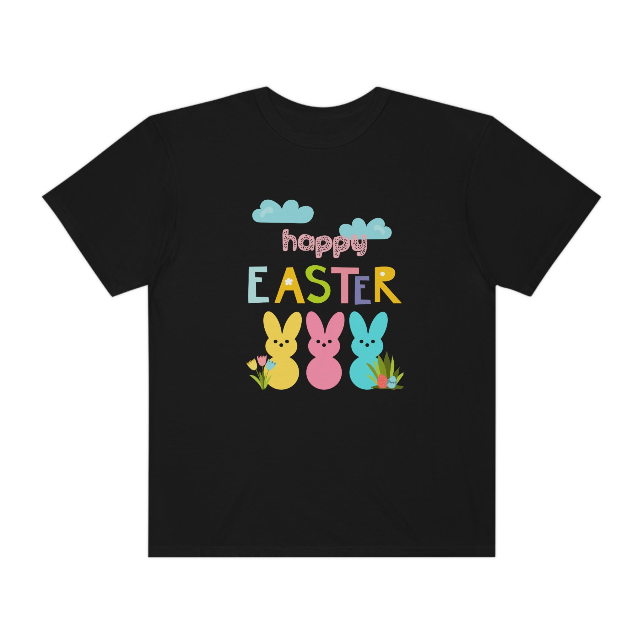 Happy Easter Bunny Unisex Garment-Dyed T-shirt