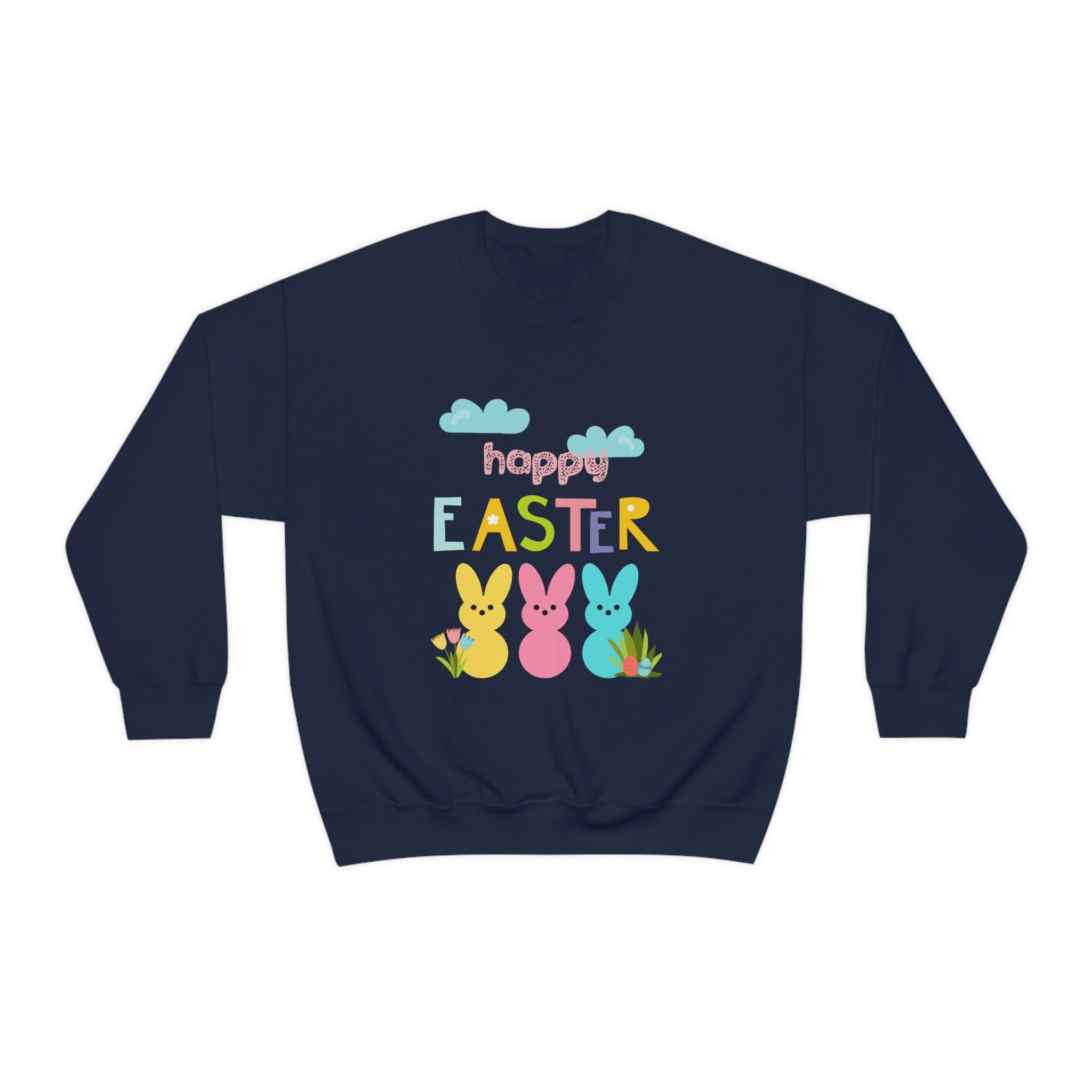 Happy Easter Bunny Unisex Heavy Blend™ Crewneck Sweatshirt