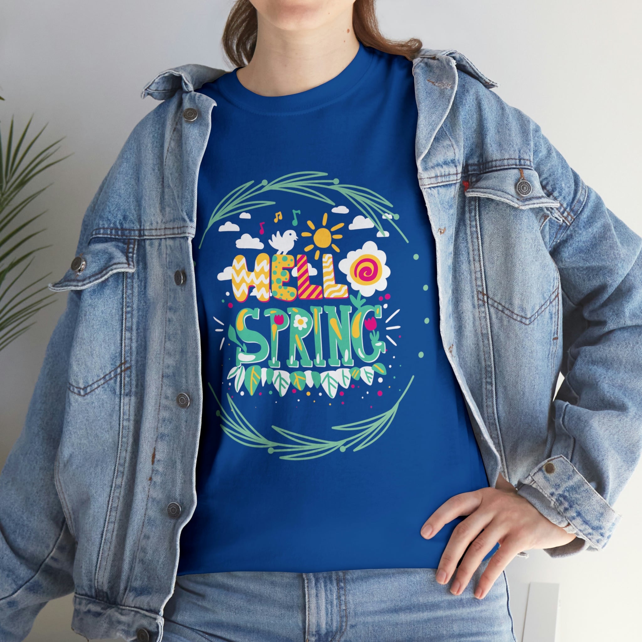 Hello Spring Unisex Heavy Cotton Tee