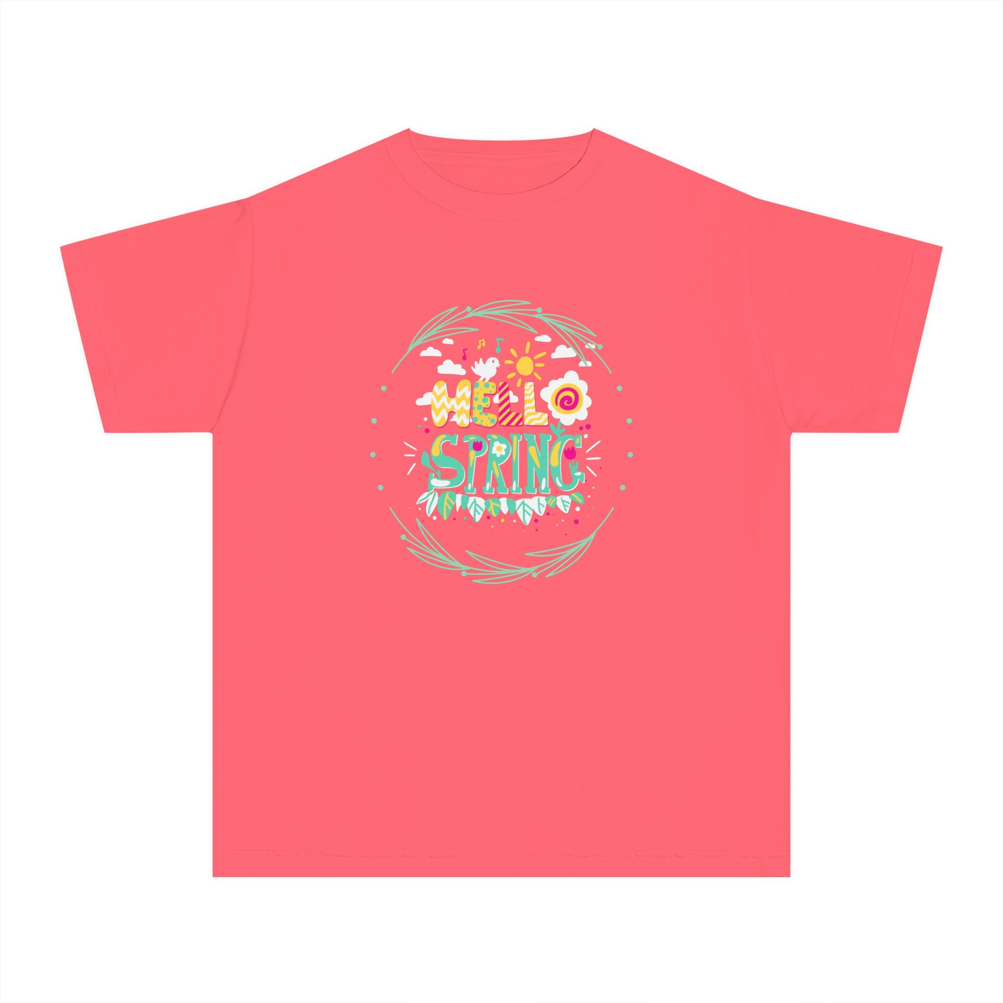 Hello Spring Youth Midweight Tee