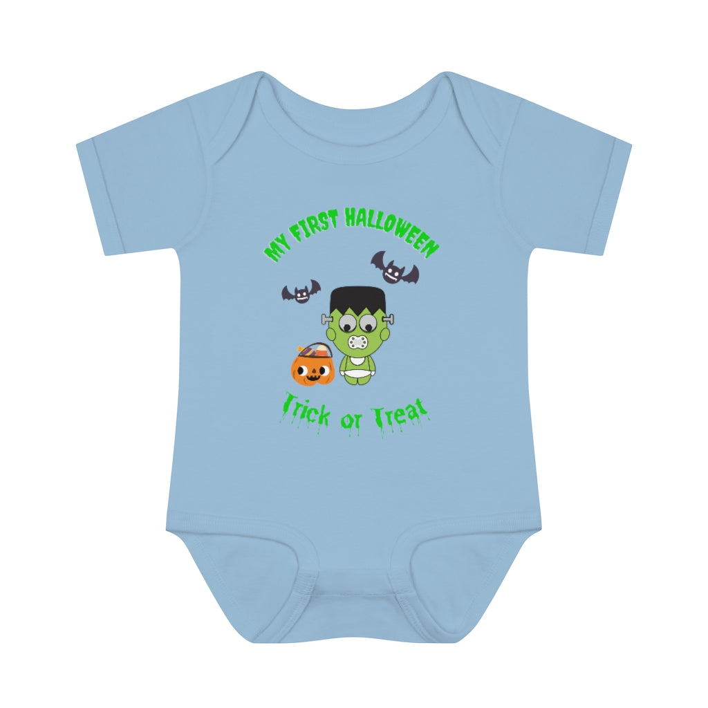 My First Halloween Infant Baby Rib Bodysuit