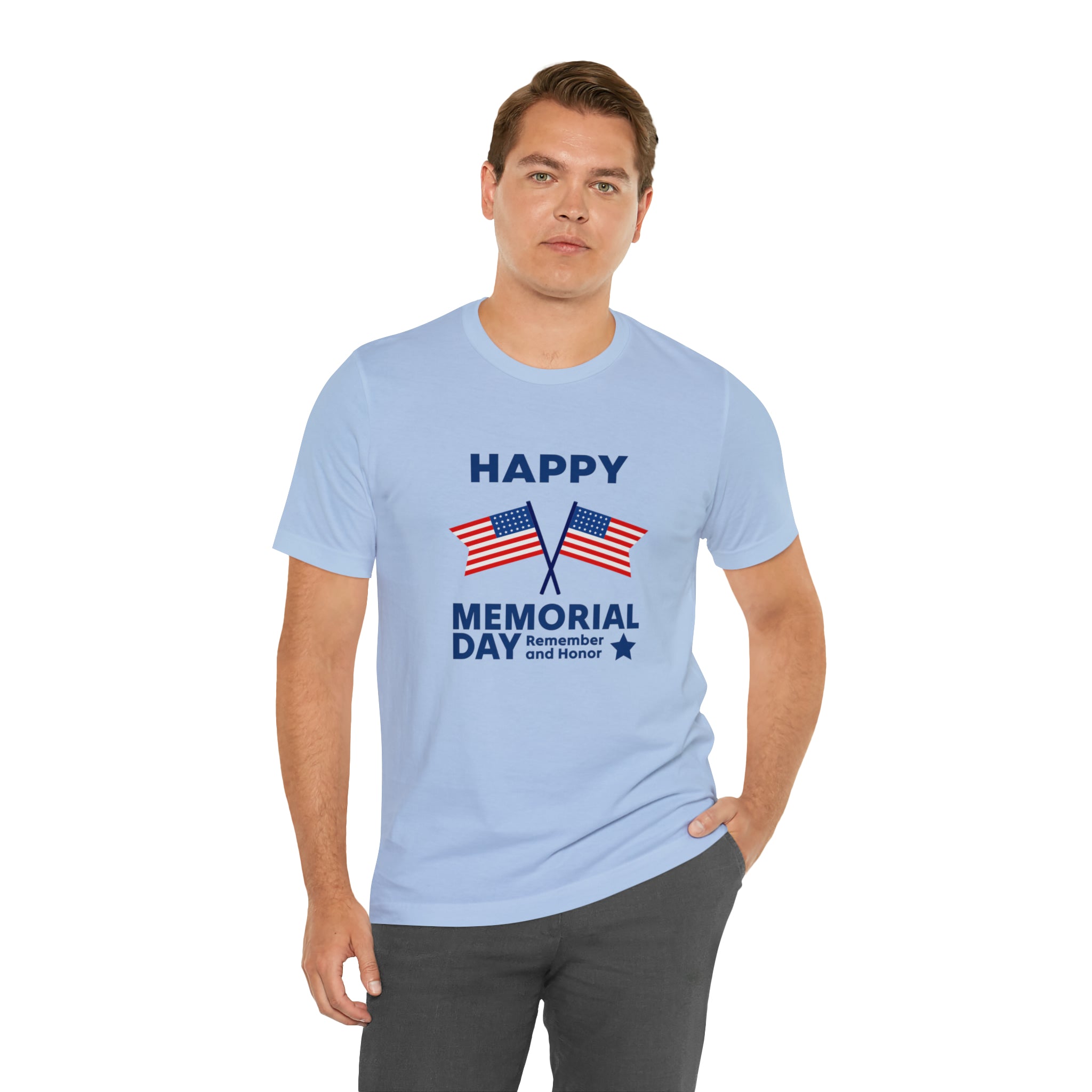 Happy Memorial Day Unisex Jersey Short Sleeve Tee