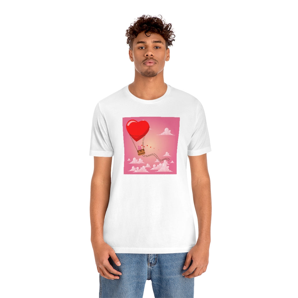 Happy Valentine's Day Unisex Jersey Short Sleeve Tee