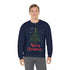 Merry Christmas Tree Unisex Heavy Blend™ Crewneck Sweatshirt