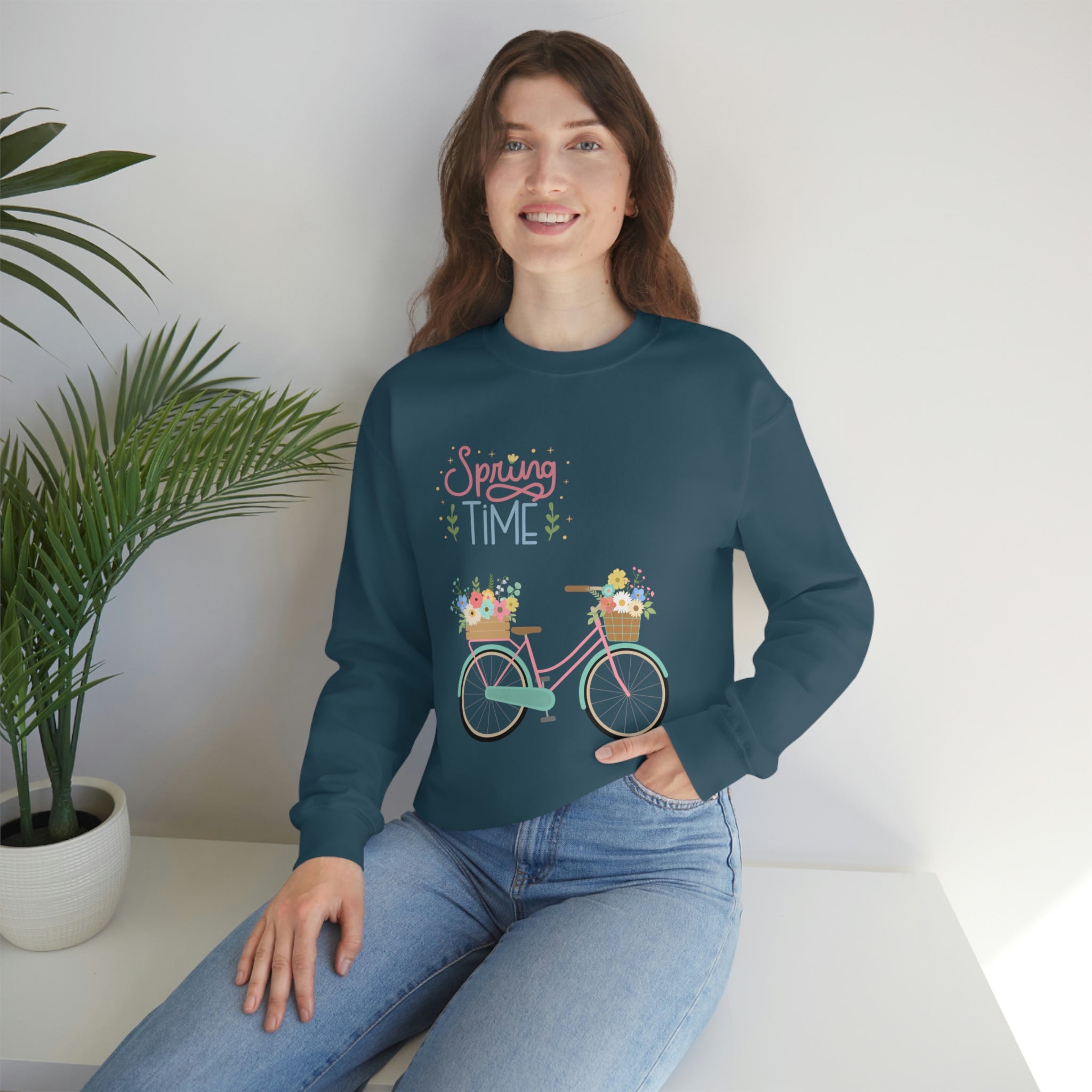 Spring Time Unisex Heavy Blend™ Crewneck Sweatshirt