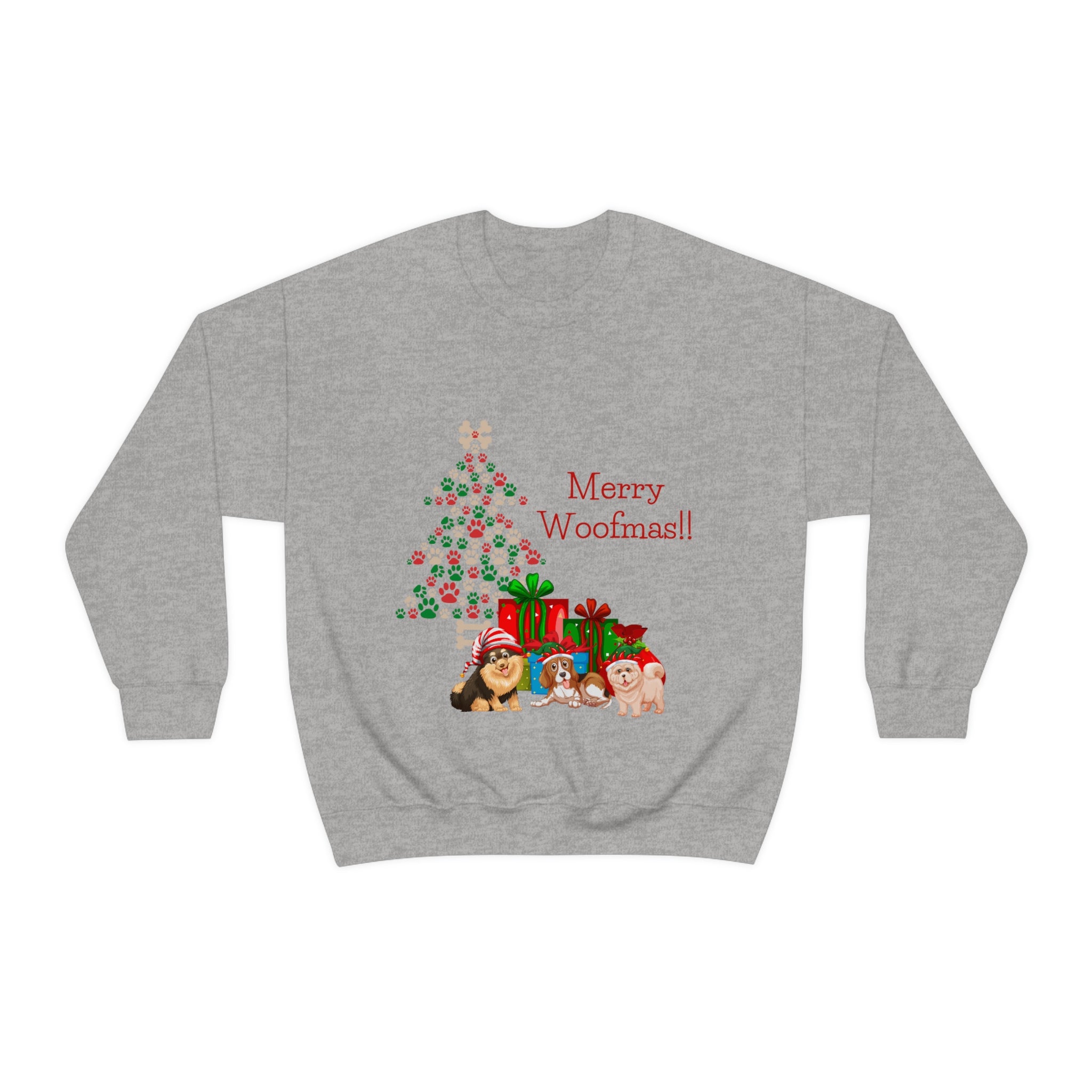 Merry Woolfmas Unisex Heavy Blend™ Crewneck Sweatshirt