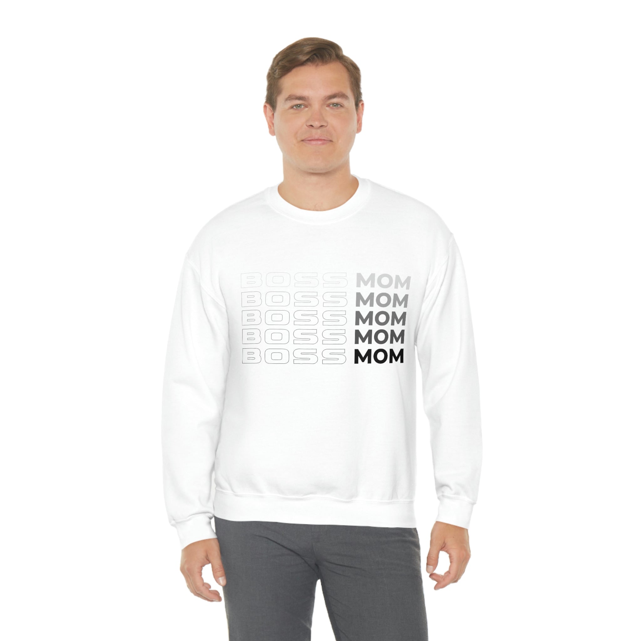 Boss Mom Unisex Heavy Blend™ Crewneck Sweatshirt