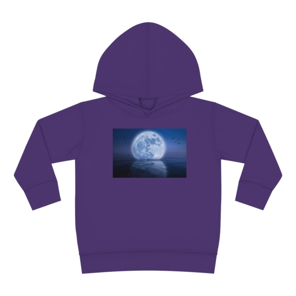 Mystical Moon Toddler Pullover Fleece Hoodie