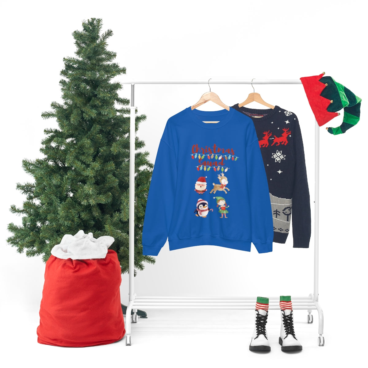 Christmas Squad Unisex Heavy Blend™ Crewneck Sweatshirt