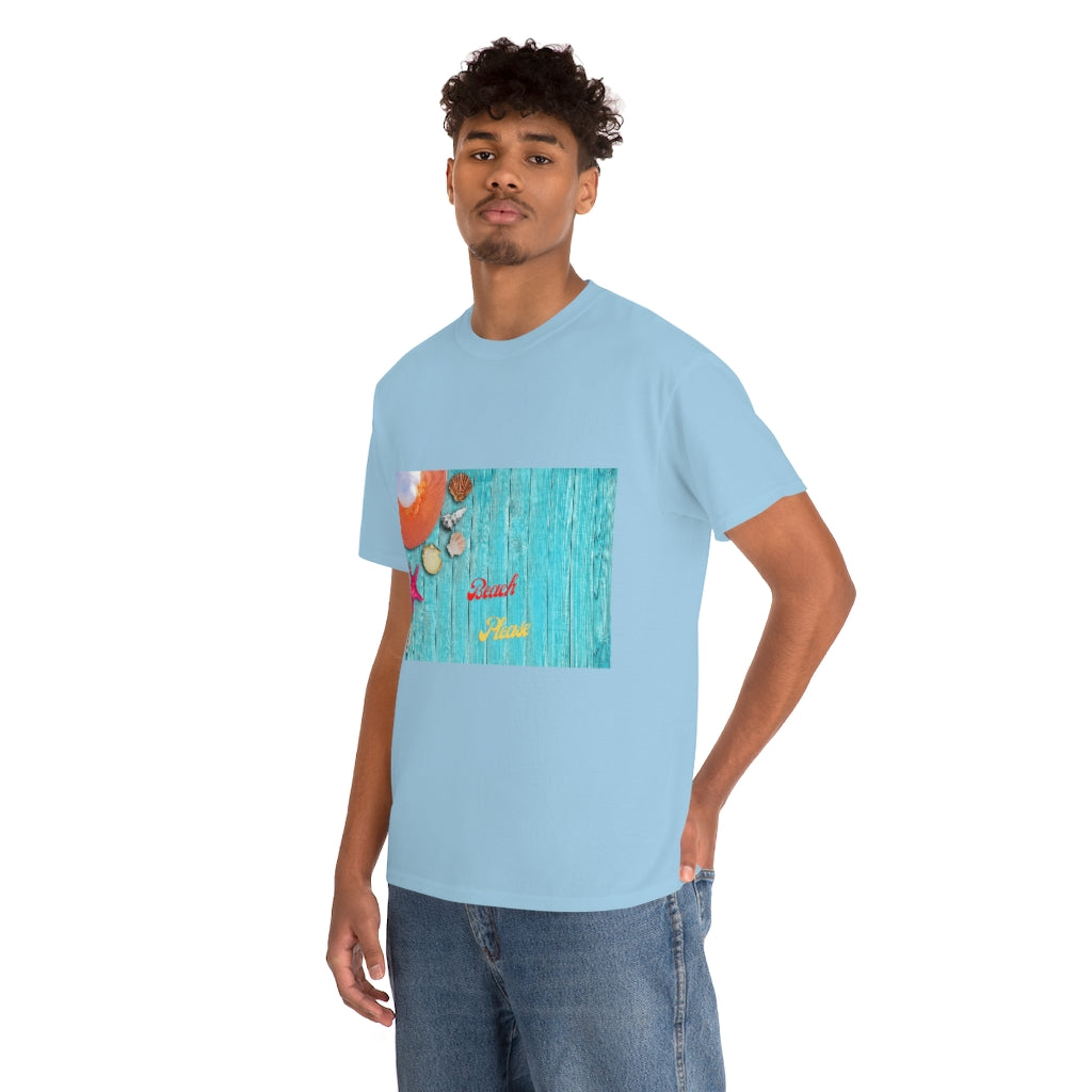 The Beach Please Unisex Heavy Cotton Tee