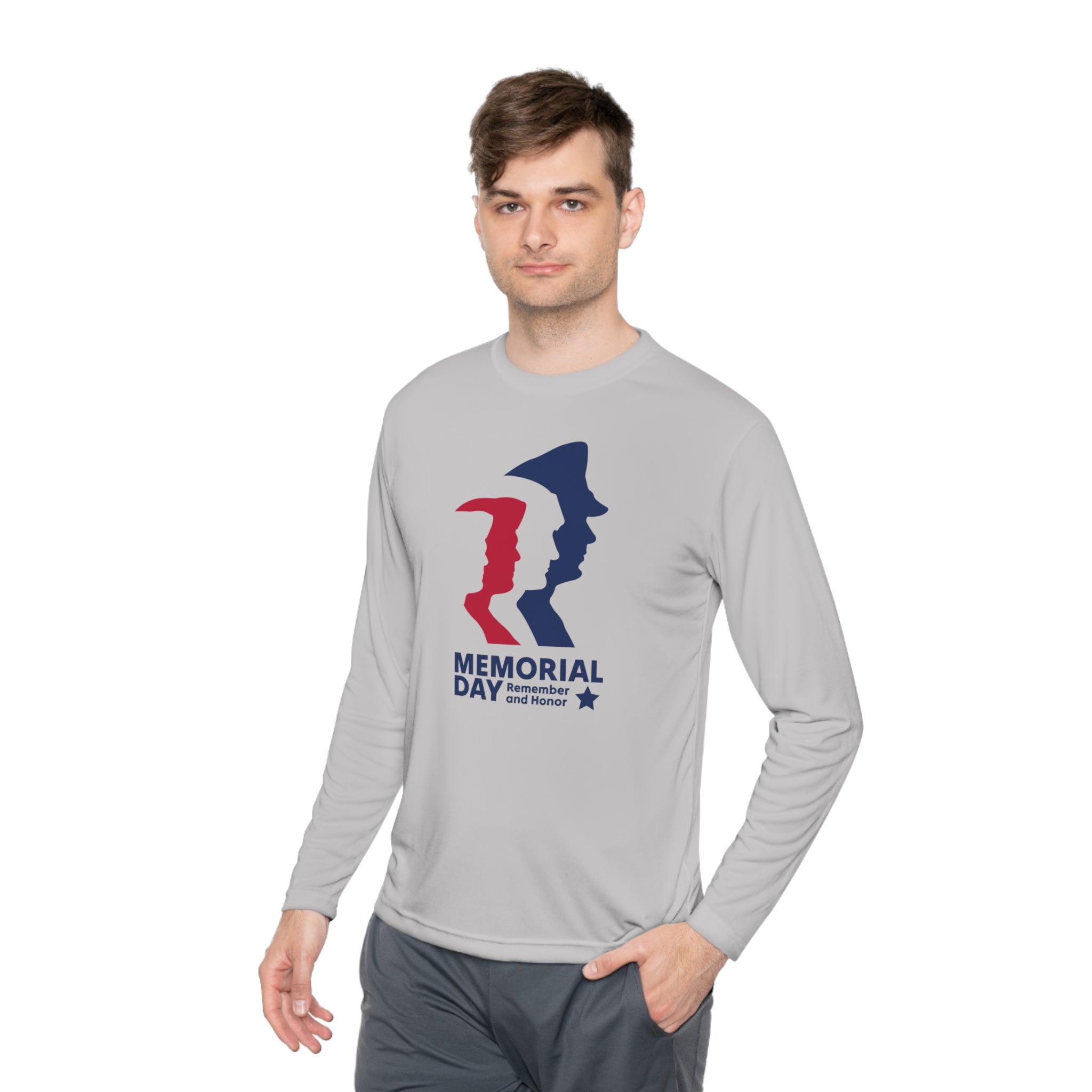 Memorial Day Heroes Unisex Lightweight Long Sleeve Tee