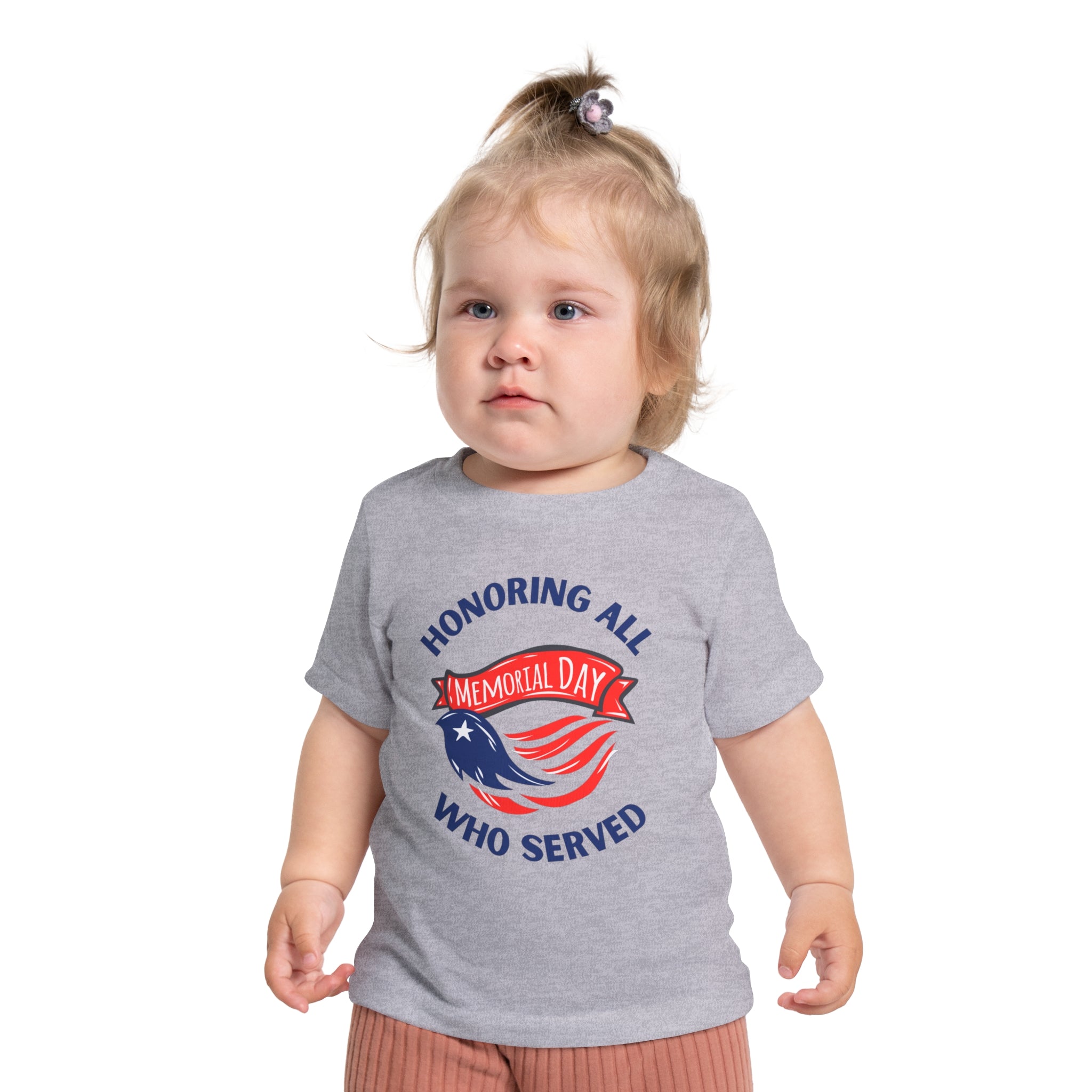 Memorial Day Honoring All Who Served Baby Short Sleeve T-Shirt