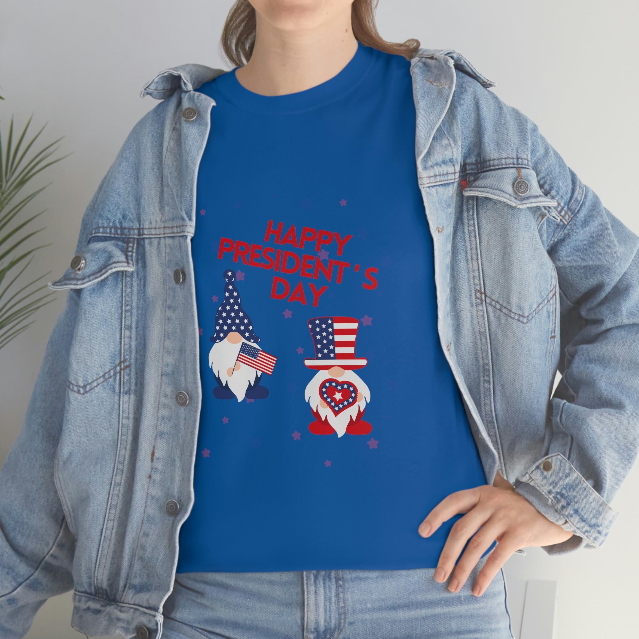 Happy President's Day Gnome Unisex Heavy Cotton Tee