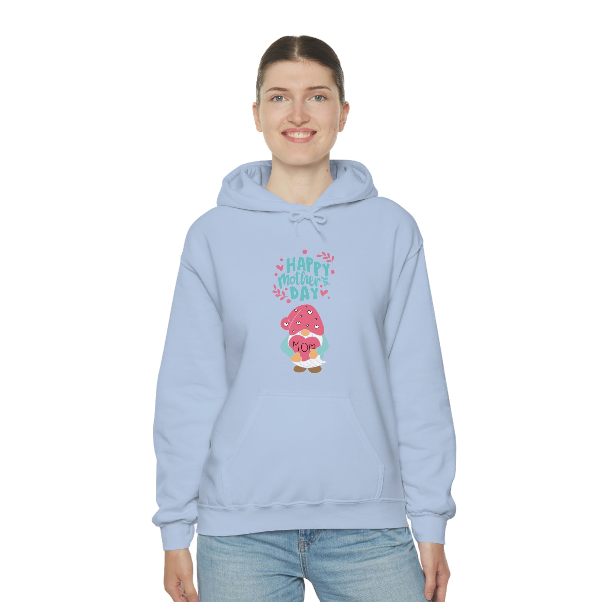 Happy Mother's Day Gnome Unisex Heavy Blend™ Hooded Sweatshirt