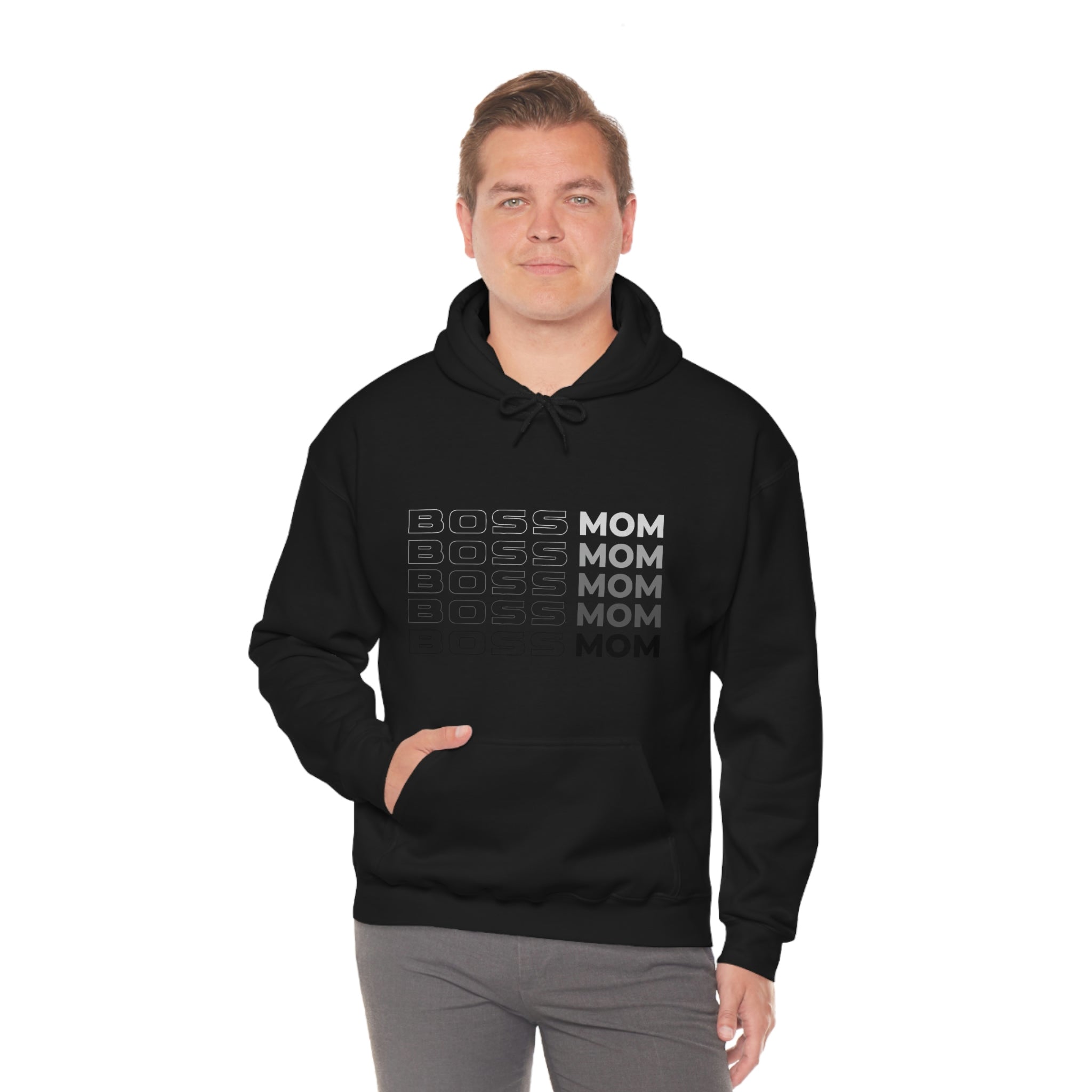 Boss Mom Unisex Heavy Blend™ Hooded Sweatshirt