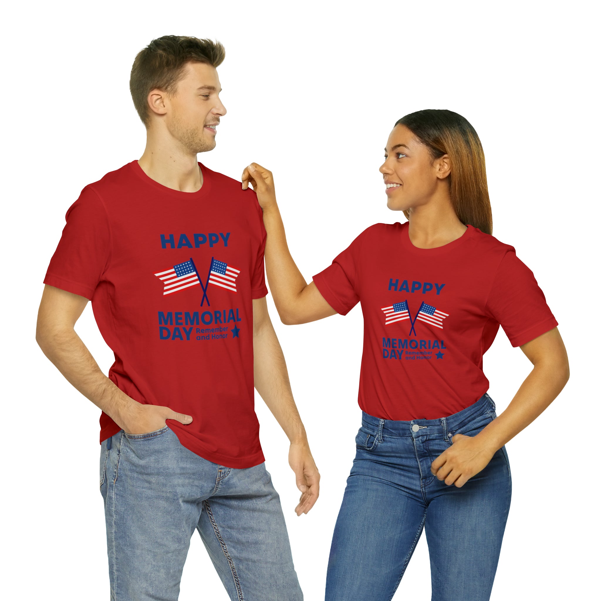 Happy Memorial Day Unisex Jersey Short Sleeve Tee