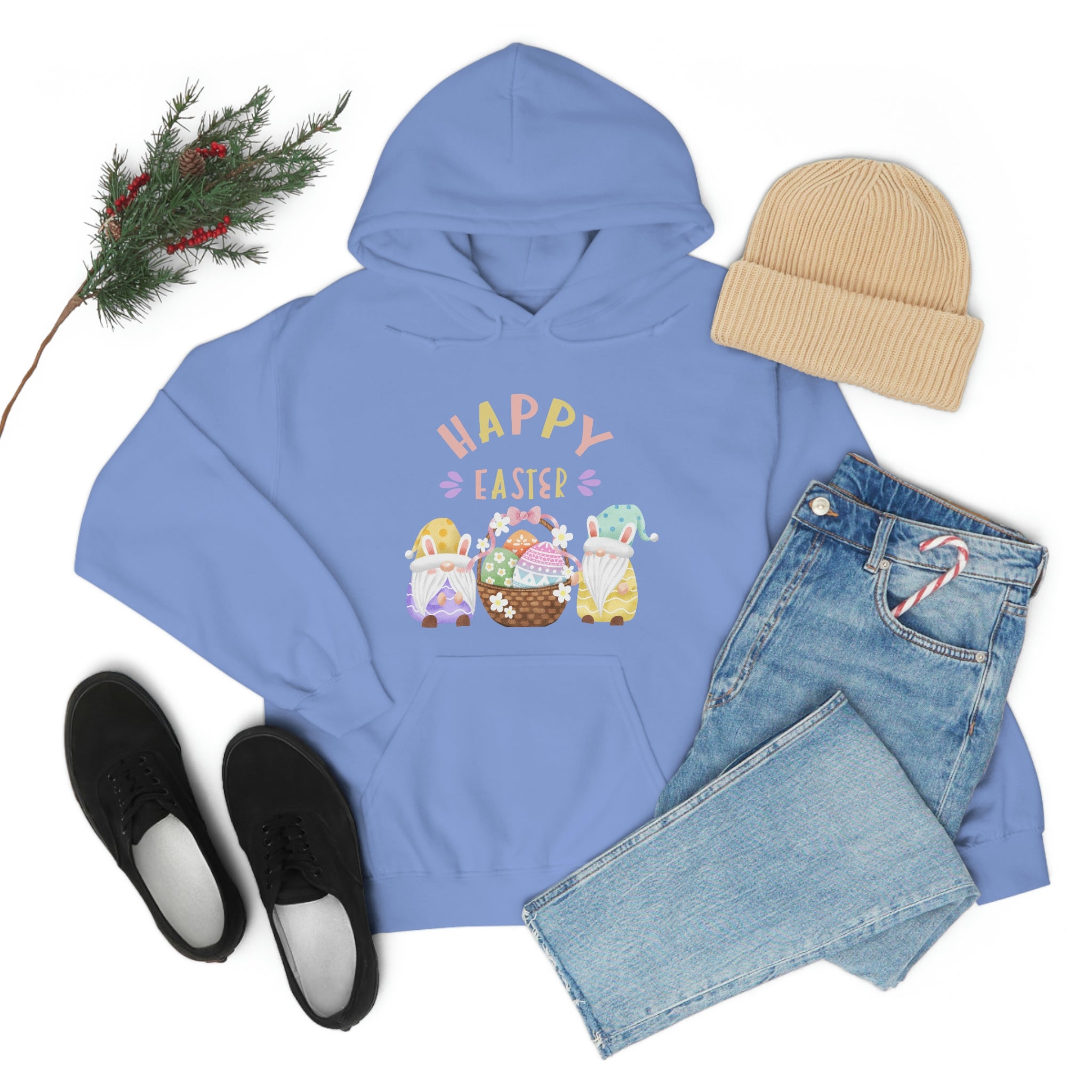 Happy Easter Gnome Unisex Heavy Blend™ Hooded Sweatshirt