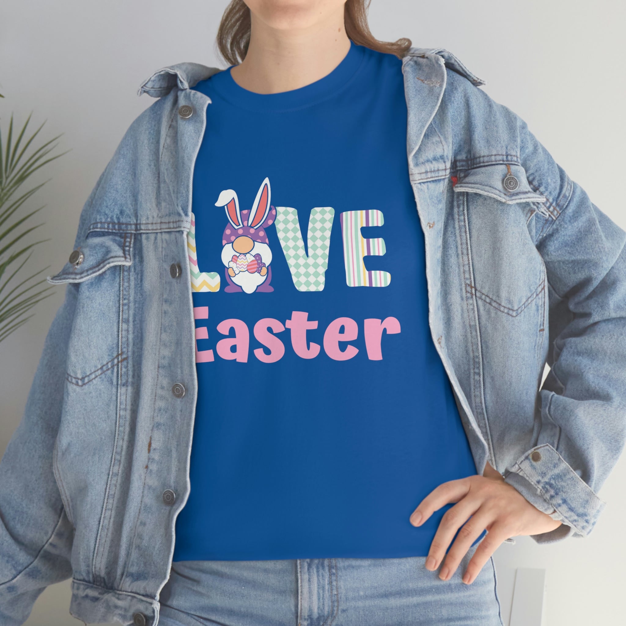 Gnome Love Easter Unisex Heavy Cotton Tee
