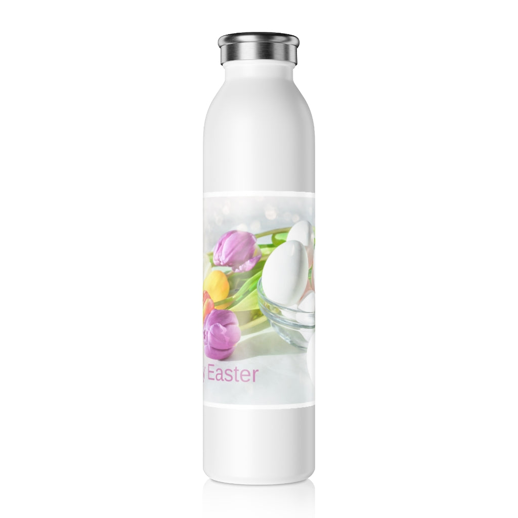 Happy Easter Slim Water Bottle