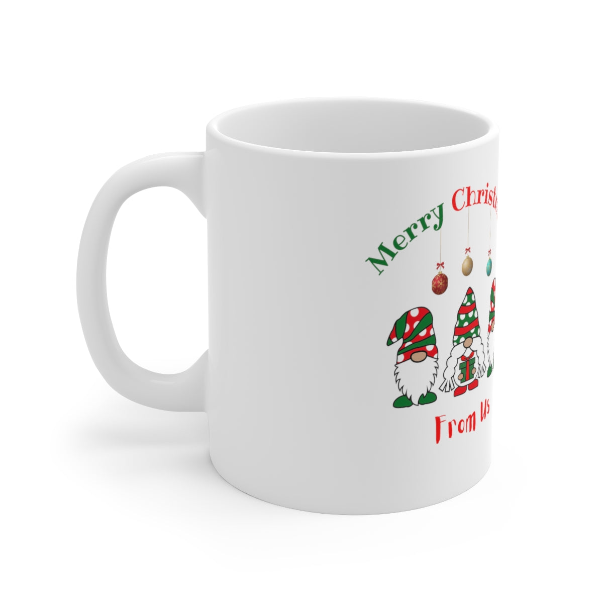 Gnomes Merry Christmas Ceramic Mug 11oz