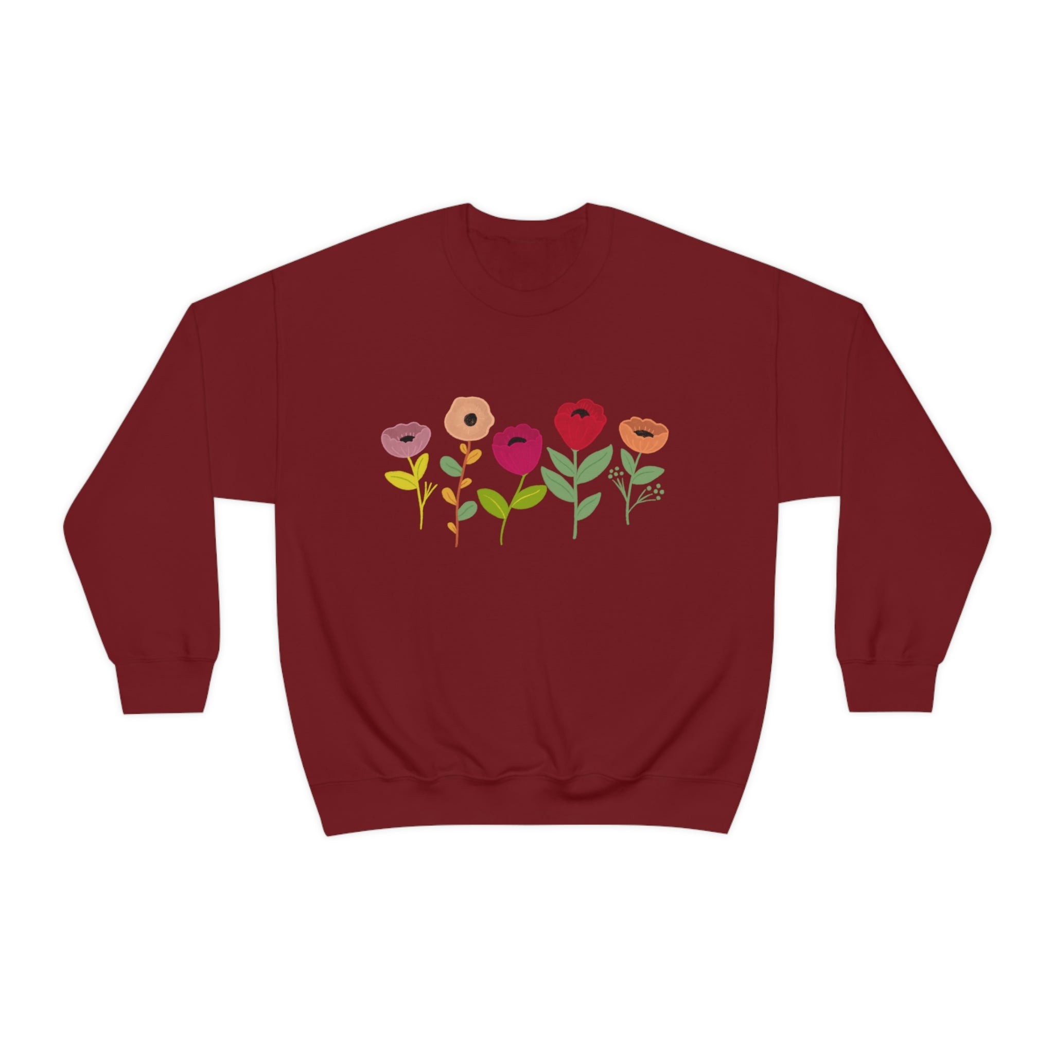 Spring Flowers Unisex Heavy Blend™ Crewneck Sweatshirt