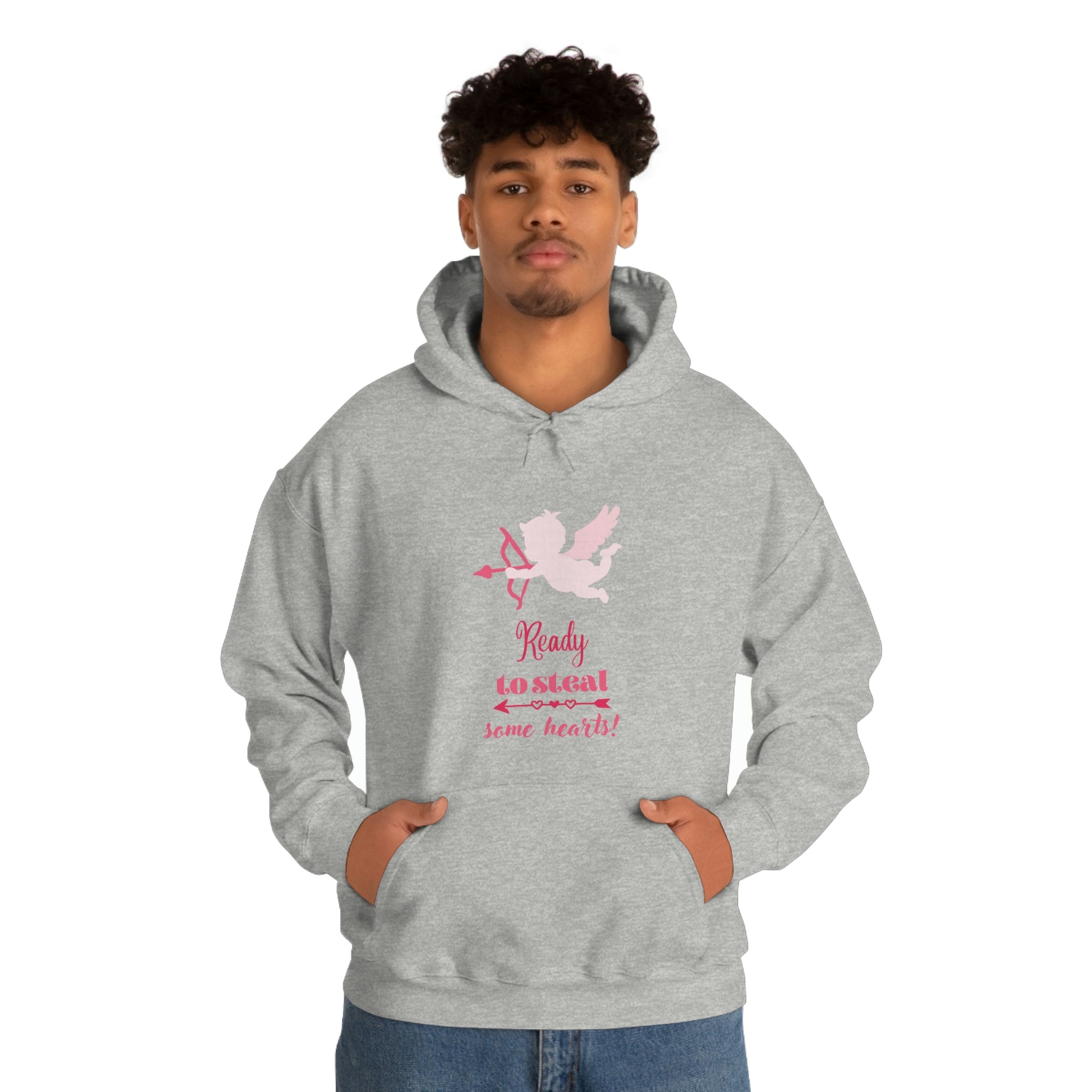 Ready To Steal Some Hearts Unisex Heavy Blend™ Hooded Sweatshirt