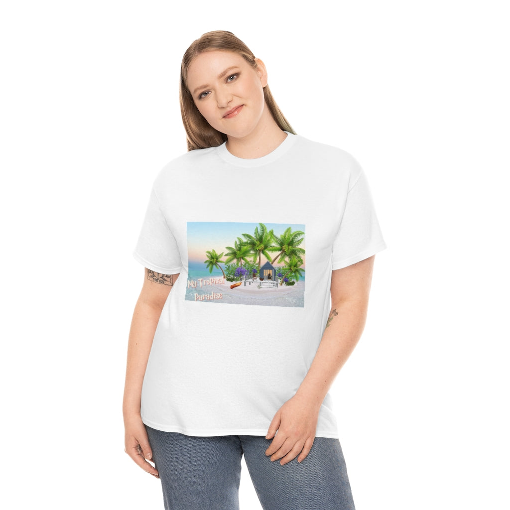 My Tropical Paradise Unisex Heavy Cotton Tee