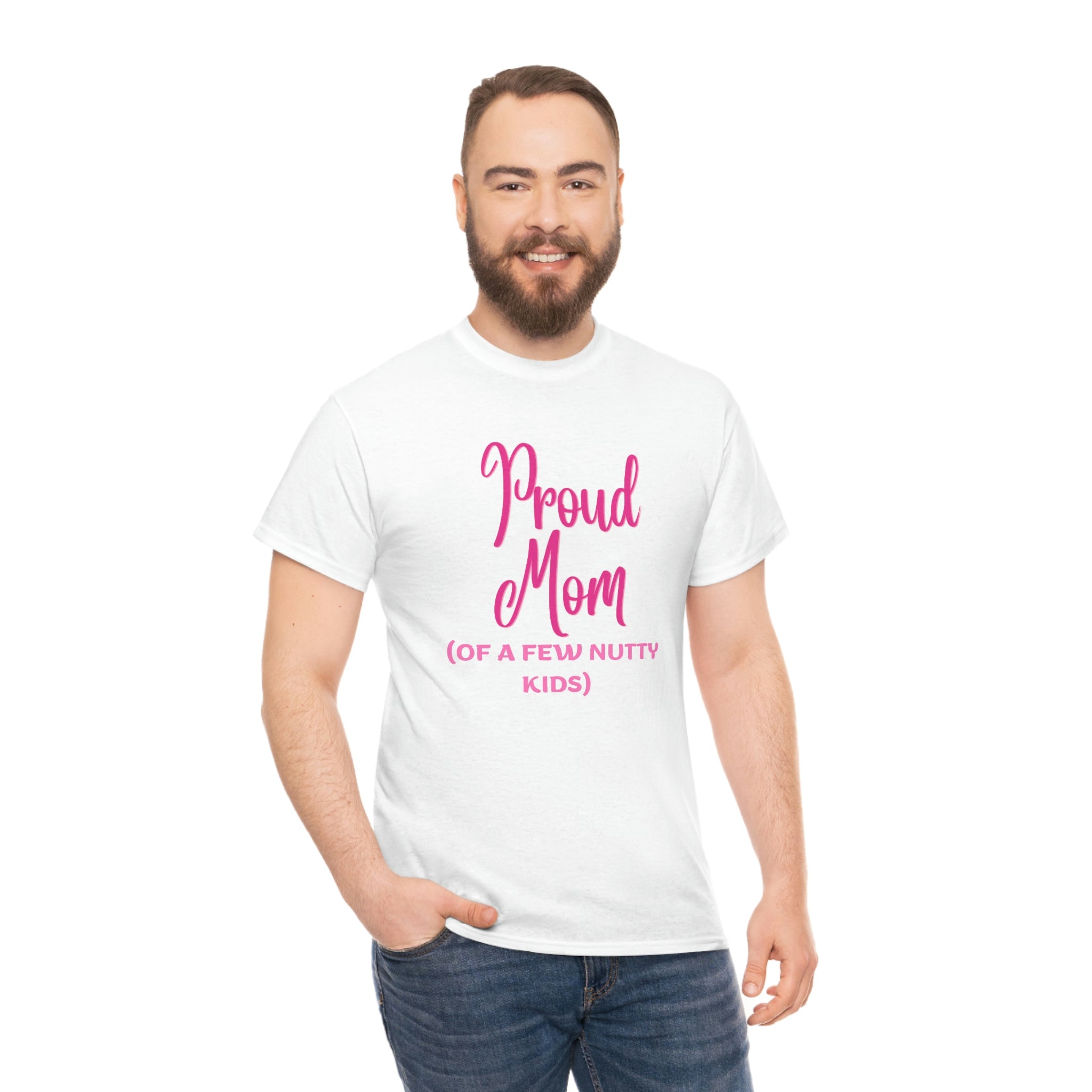 Proud Mom Unisex Heavy Cotton Tee