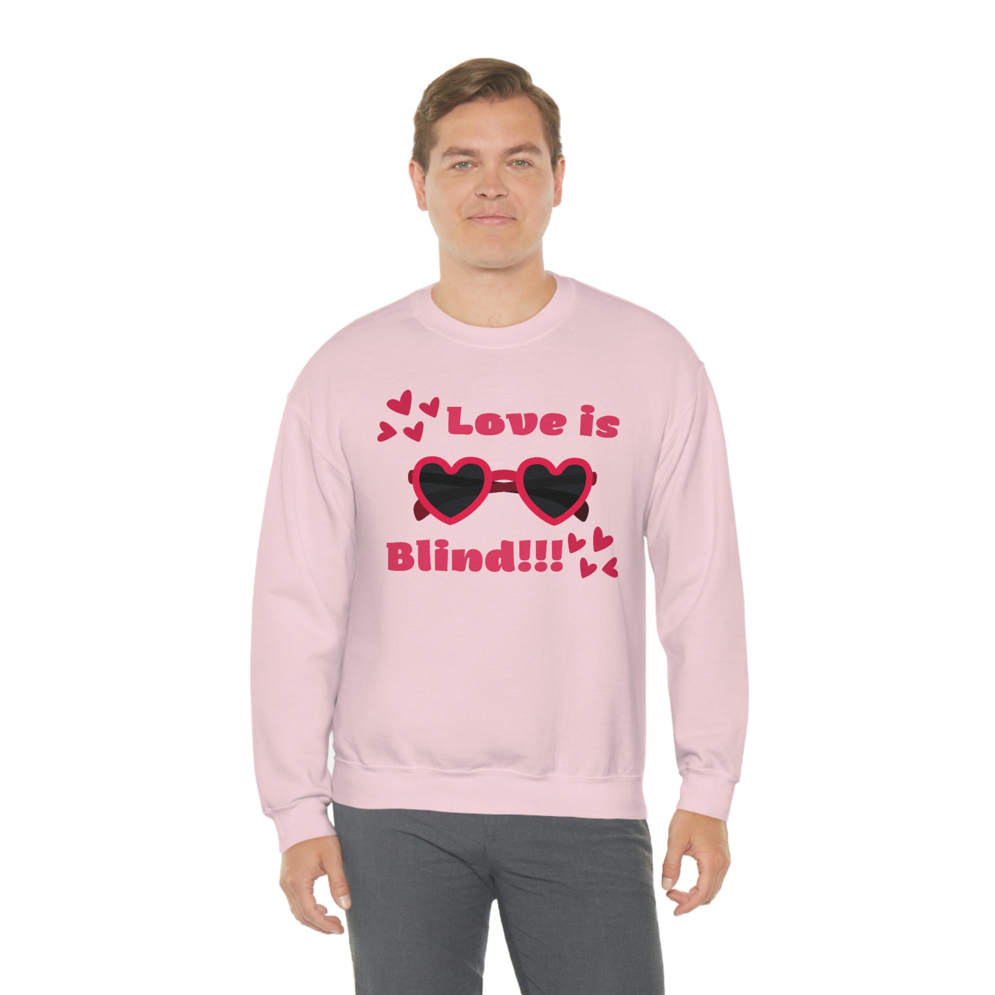 Love Is Blind!!! Unisex Heavy Blend™ Crewneck Sweatshirt